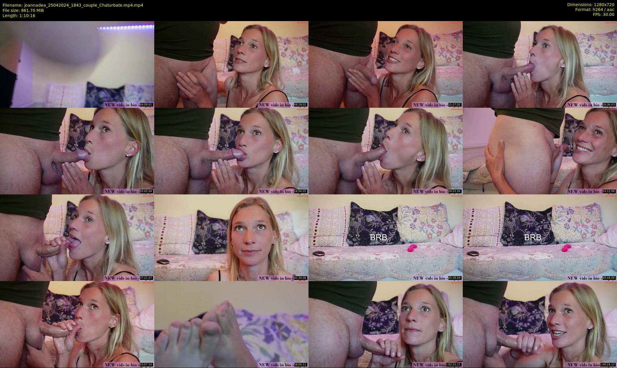 joannadea — 71 minute Chaturbate female cam show recording, 720p, Apr 25, 2024