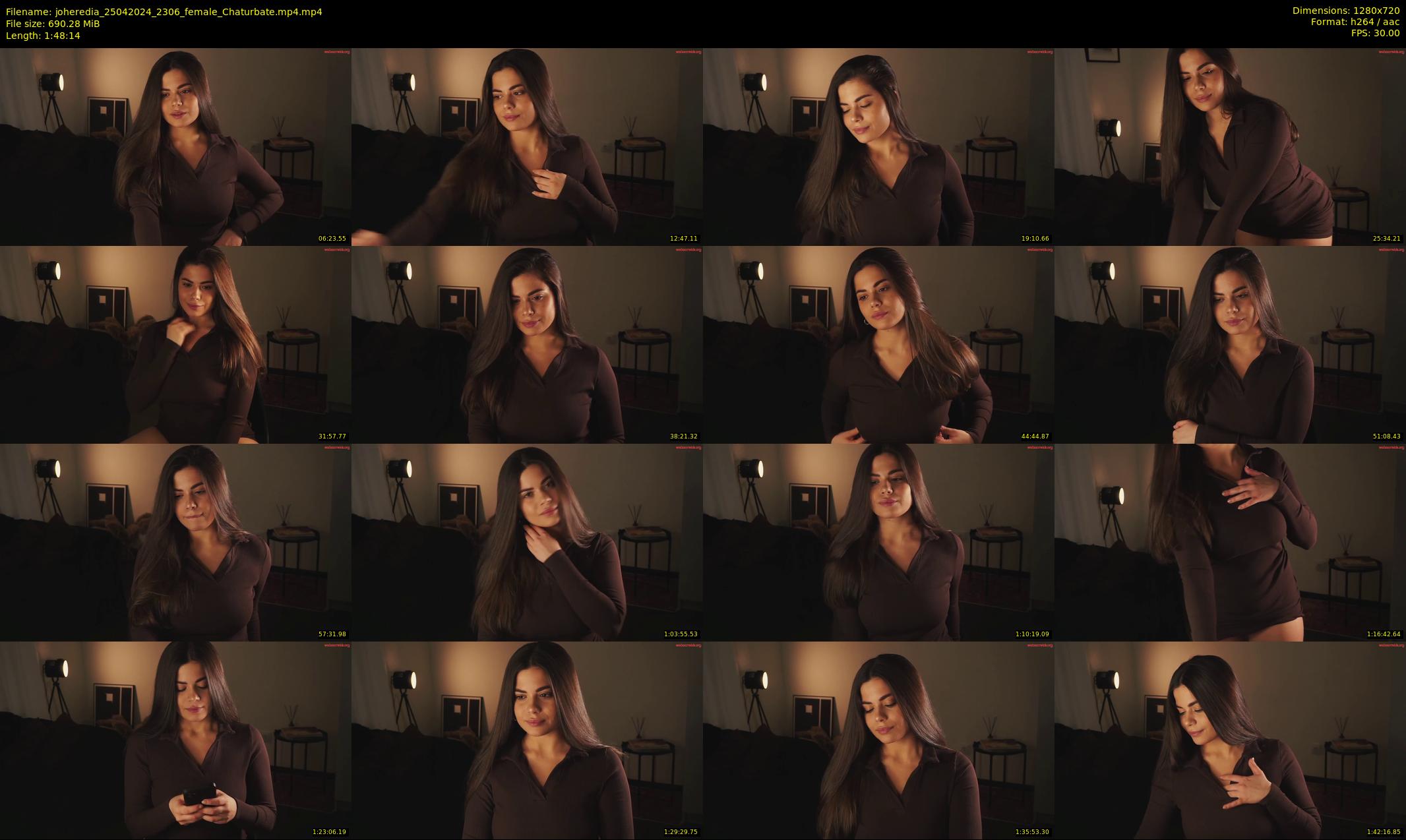 joheredia — 109 minute Chaturbate female cam show recording, 720p, Apr 25, 2024