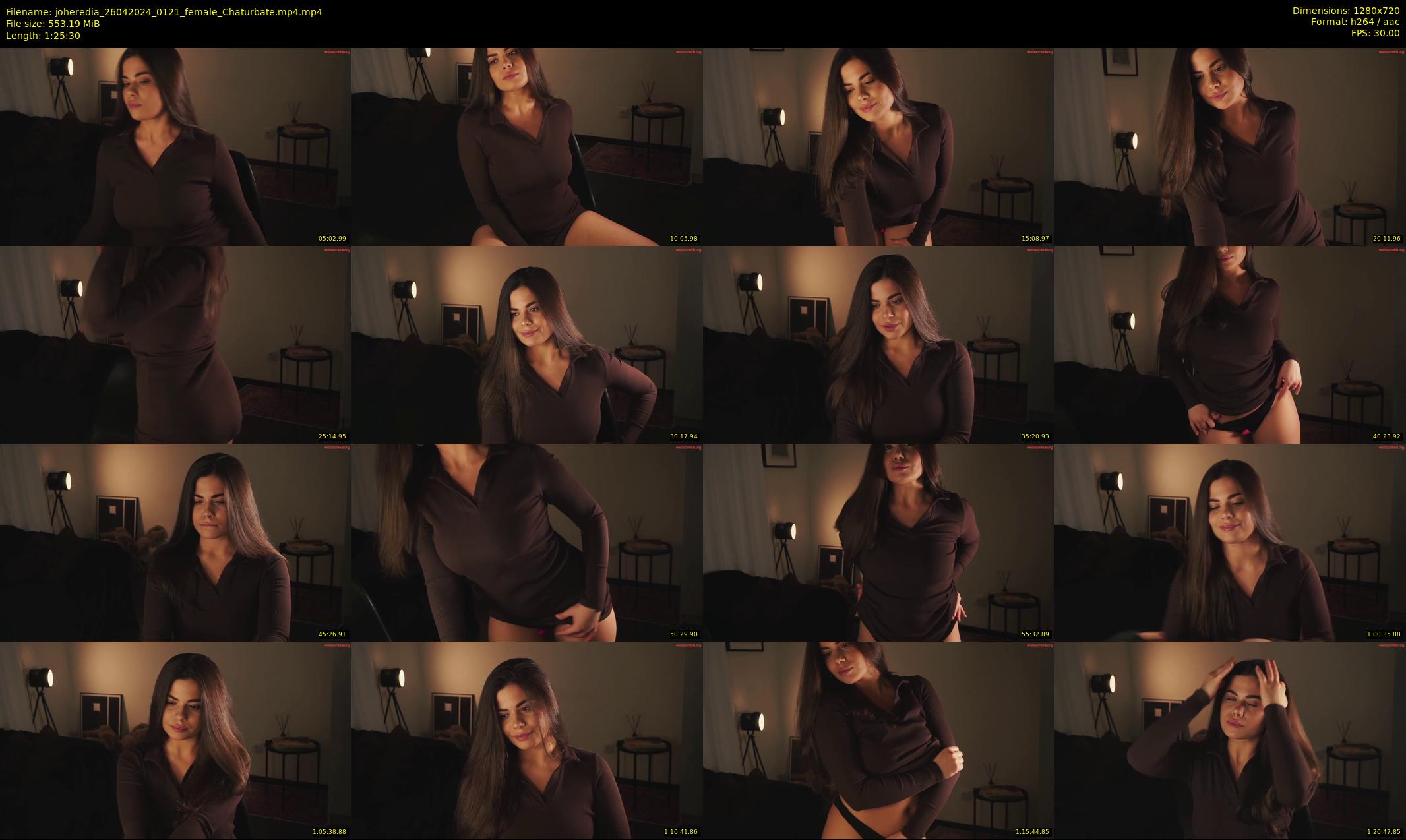 joheredia — 86 minute Chaturbate female cam show recording, 720p, Apr 26, 2024