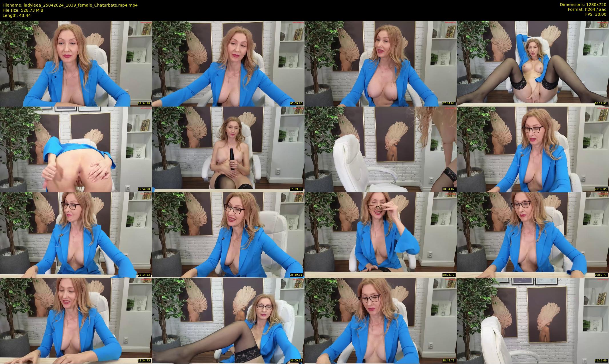 ladyleea — 44 minute Chaturbate female cam show recording, 720p, Apr 25, 2024