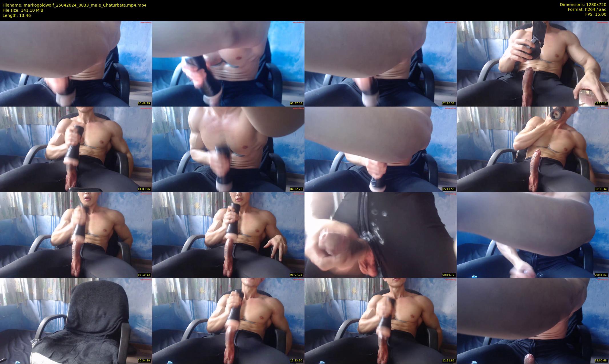 markogoldwolf — 14 minute Chaturbate male cam show recording, 720p, Apr 25, 2024