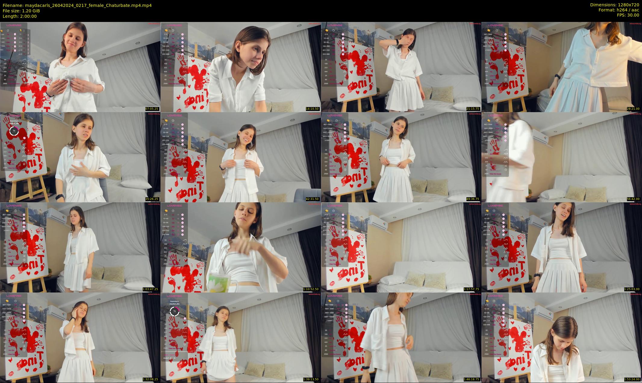 maydacarls — 120 minute Chaturbate female cam show recording, 720p, Apr 26, 2024