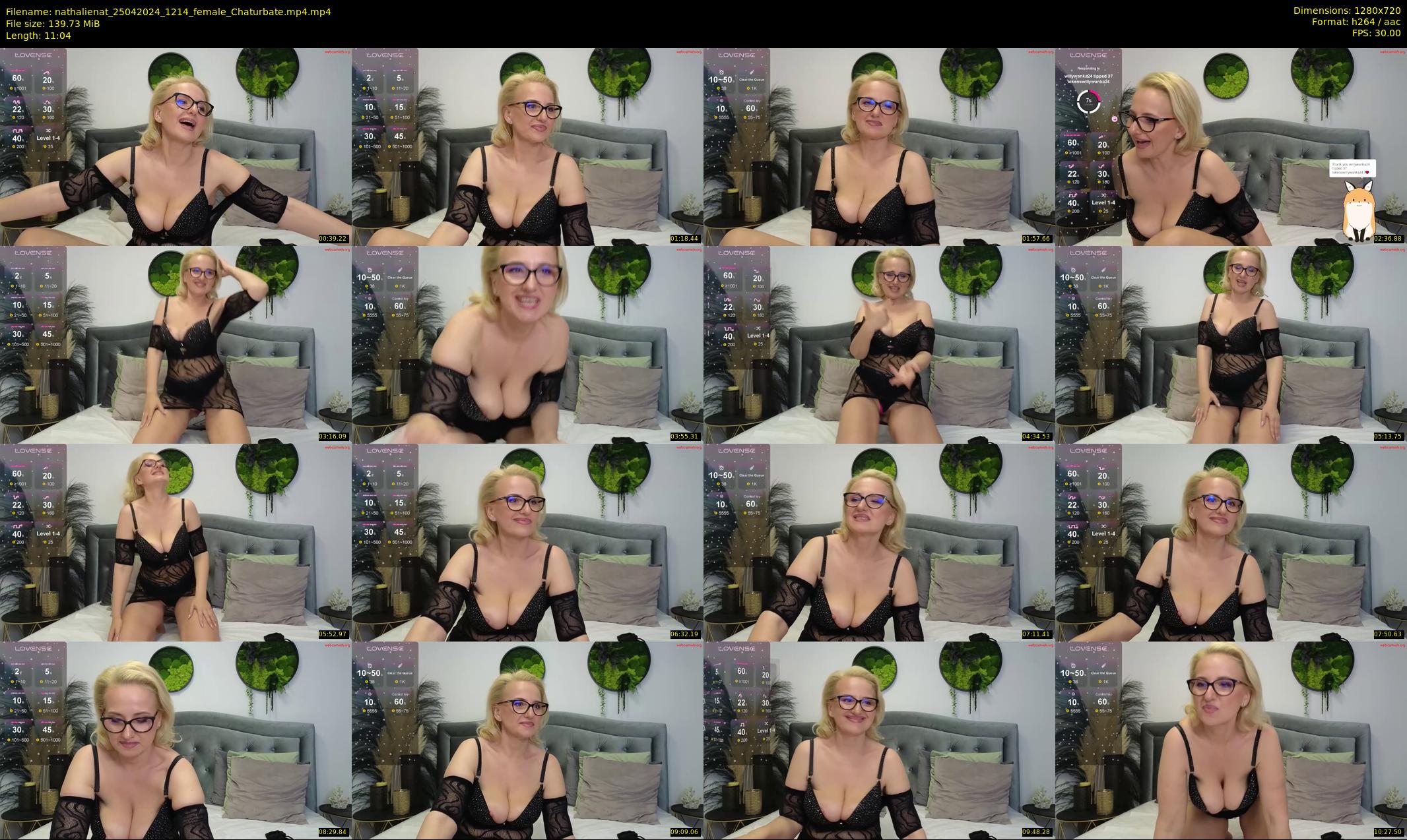 nathalienat — 12 minute Chaturbate female cam show recording, 720p, Apr 25, 2024