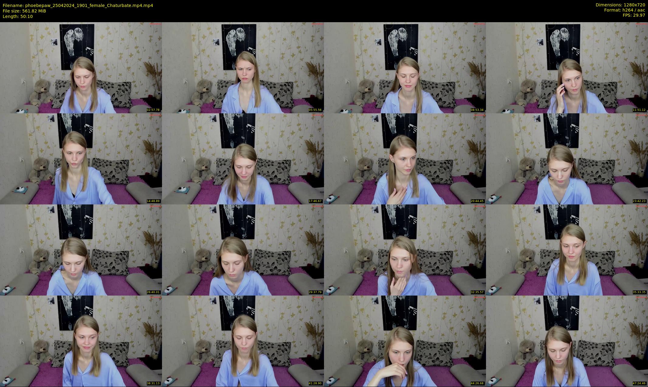 phoebepaw — 51 minute Chaturbate female cam show recording, 720p, Apr 25, 2024