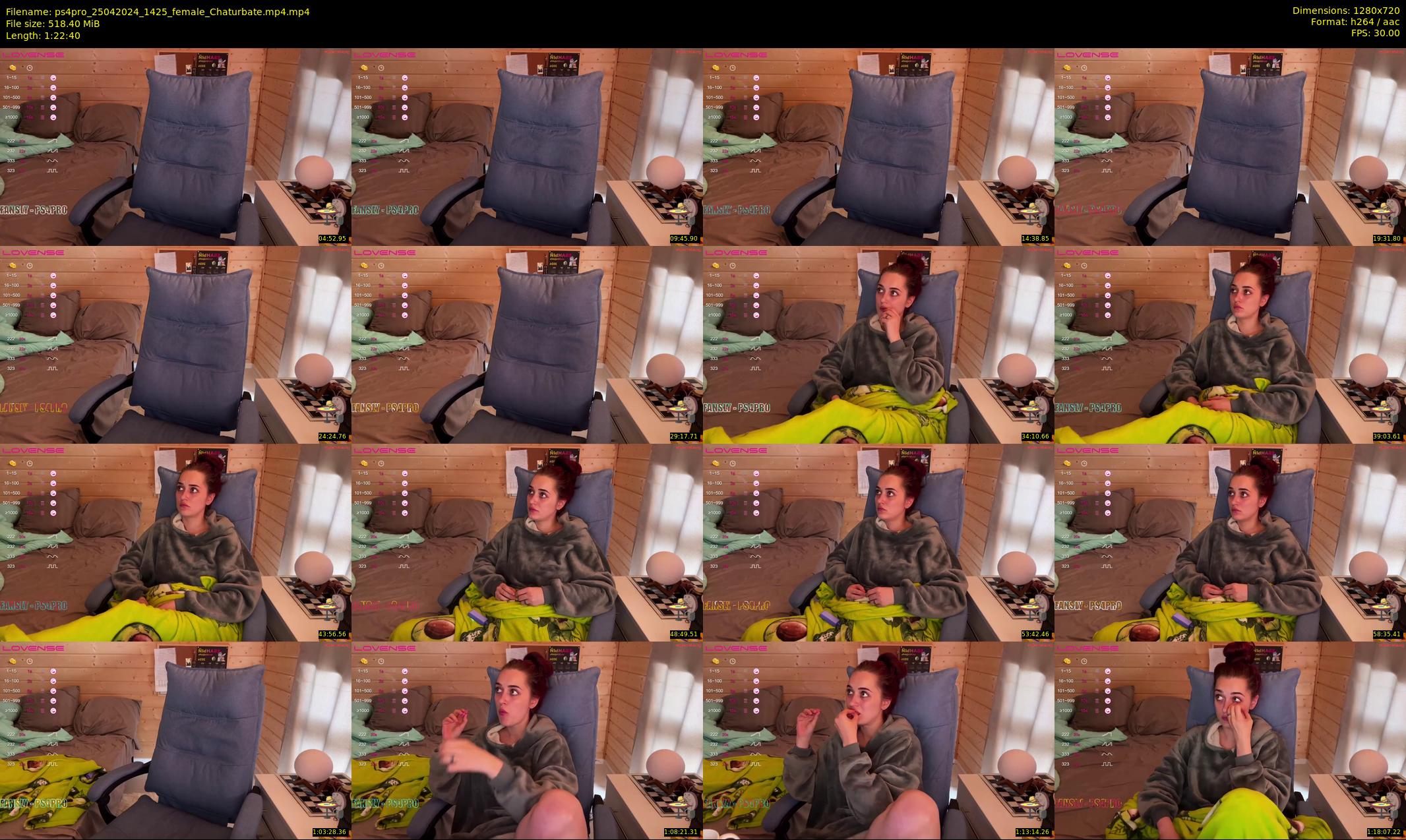 ps4pro — 83 minute Chaturbate female cam show recording, 720p, Apr 25, 2024