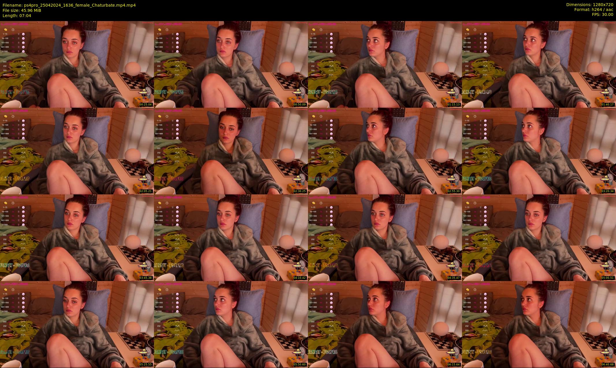 ps4pro — 8 minute Chaturbate female cam show recording, 720p, Apr 25, 2024