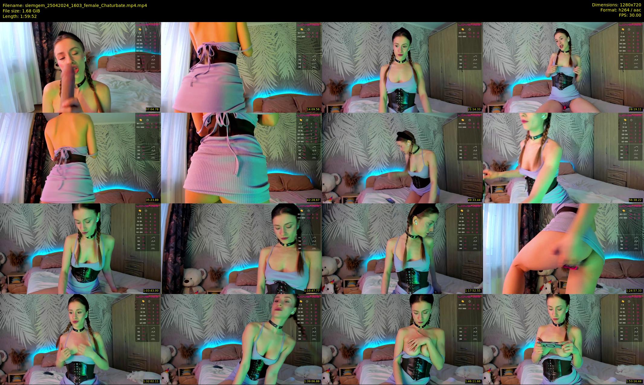 slemgem — 120 minute Chaturbate couple cam show recording, 720p, Apr 25, 2024