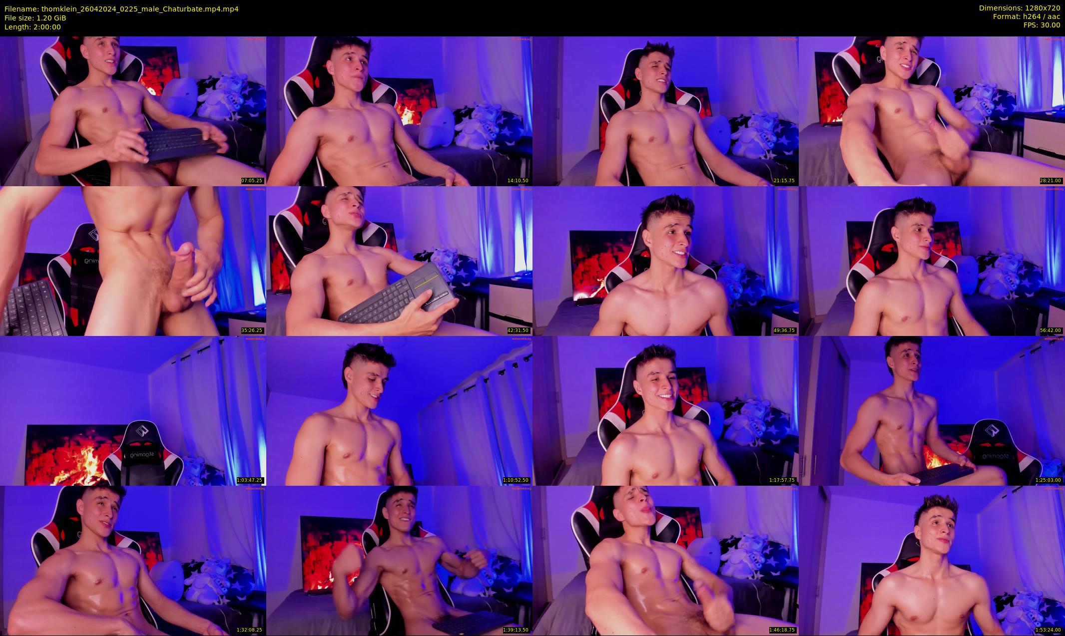thomklein — 120 minute Chaturbate male cam show recording, 720p, Apr 26, 2024