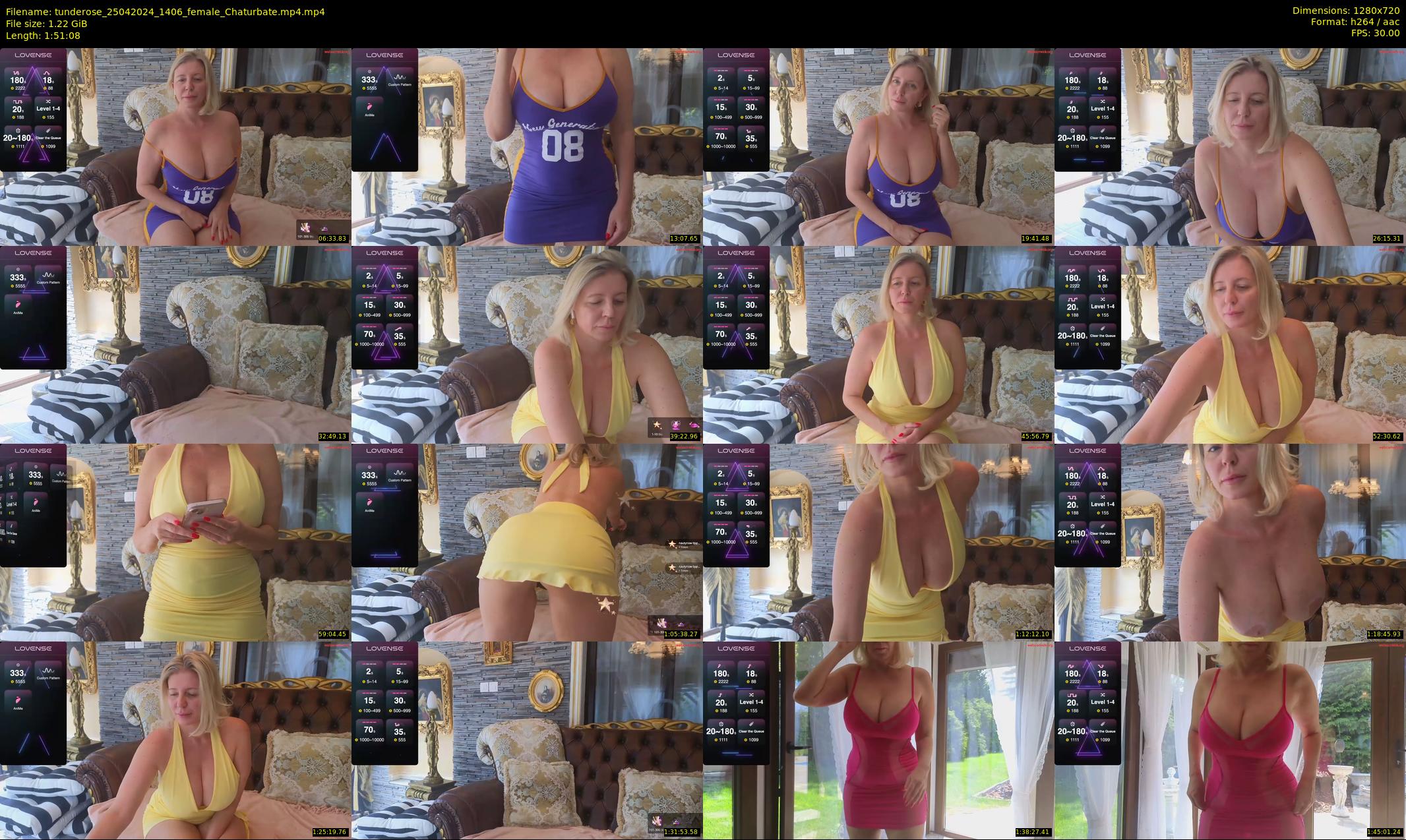 tunderose — 112 minute Chaturbate female cam show recording, 720p, Apr 25, 2024