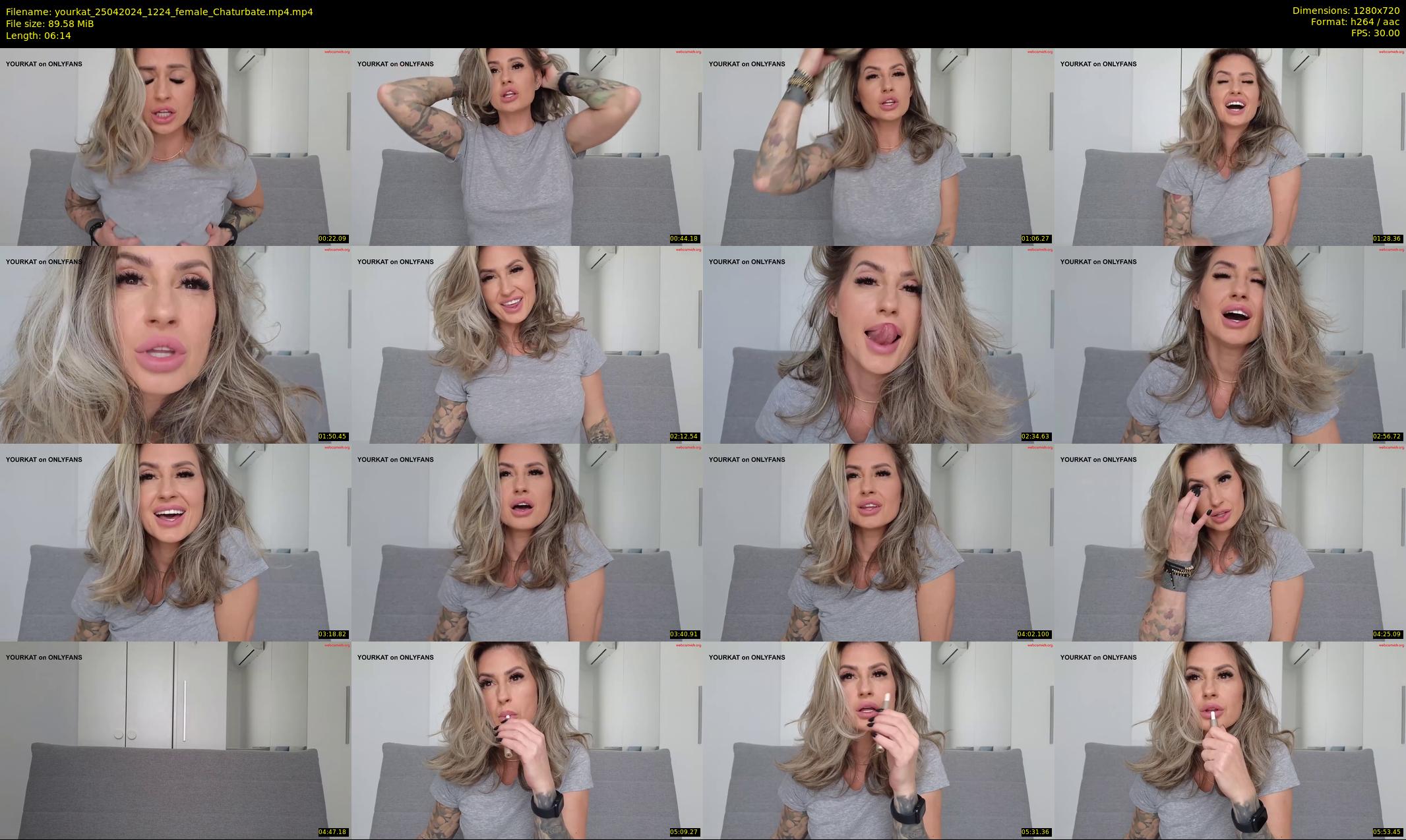 yourkat — 7 minute Chaturbate female cam show recording, 720p, Apr 25, 2024