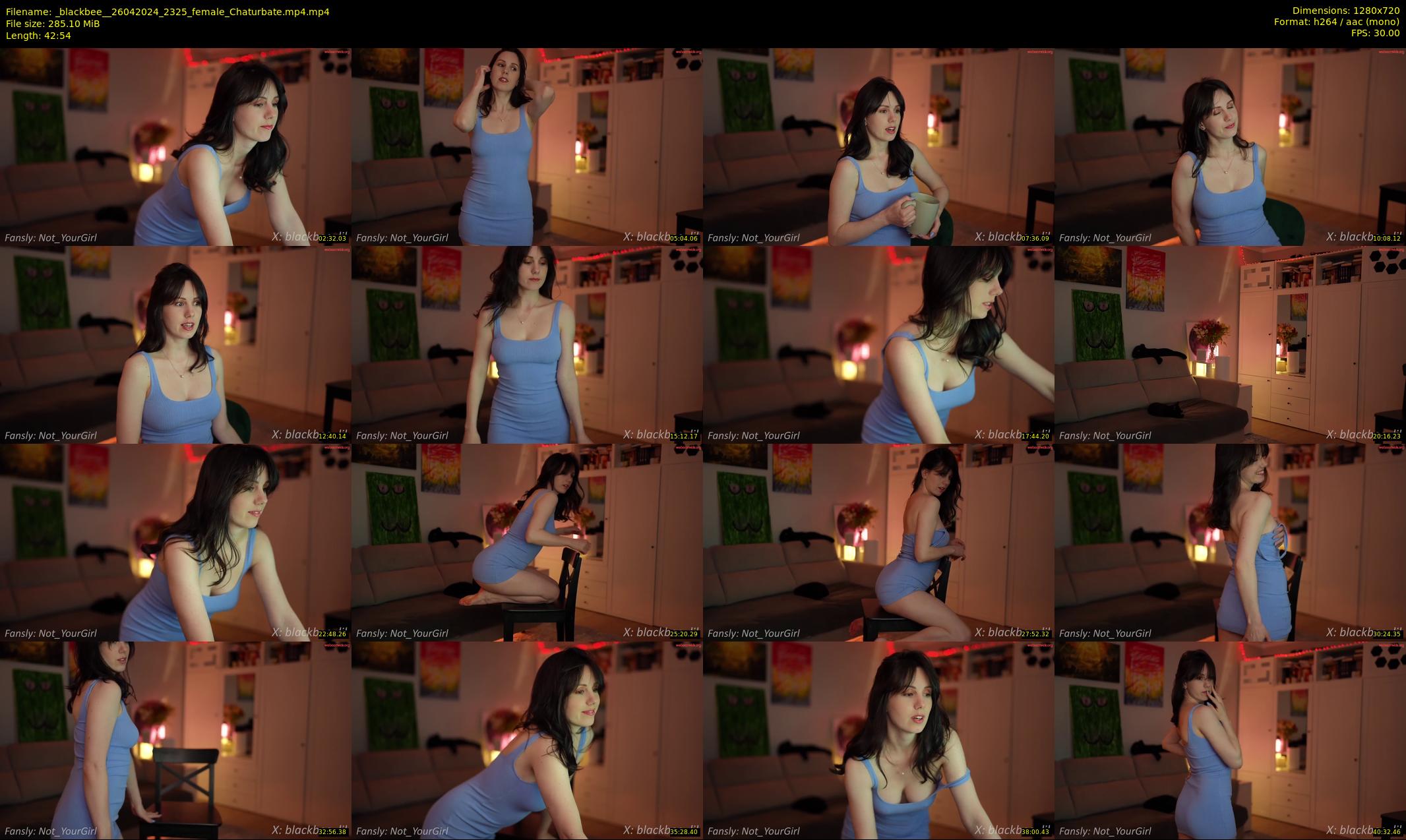 _blackbee_ — 43 minute Chaturbate female cam show recording, 720p, Apr 26, 2024
