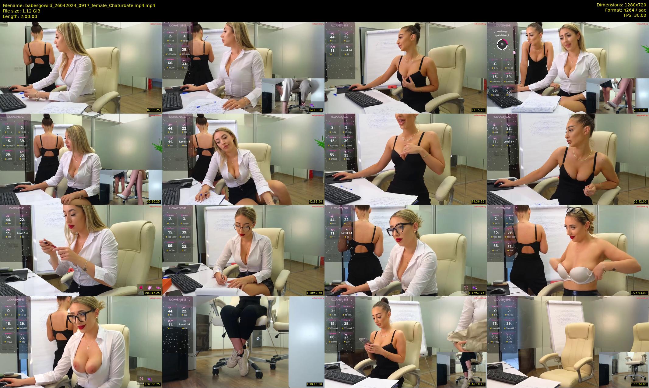 babesgowild — 120 minute Chaturbate couple cam show recording, 720p, Apr 26, 2024