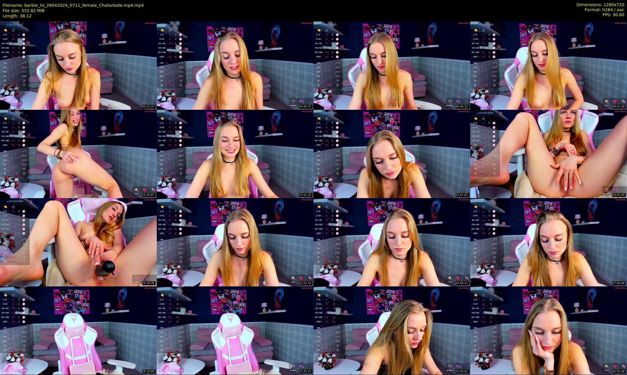 barbie_lis — 39 minute Chaturbate female cam show recording, 720p, Apr 26, 2024