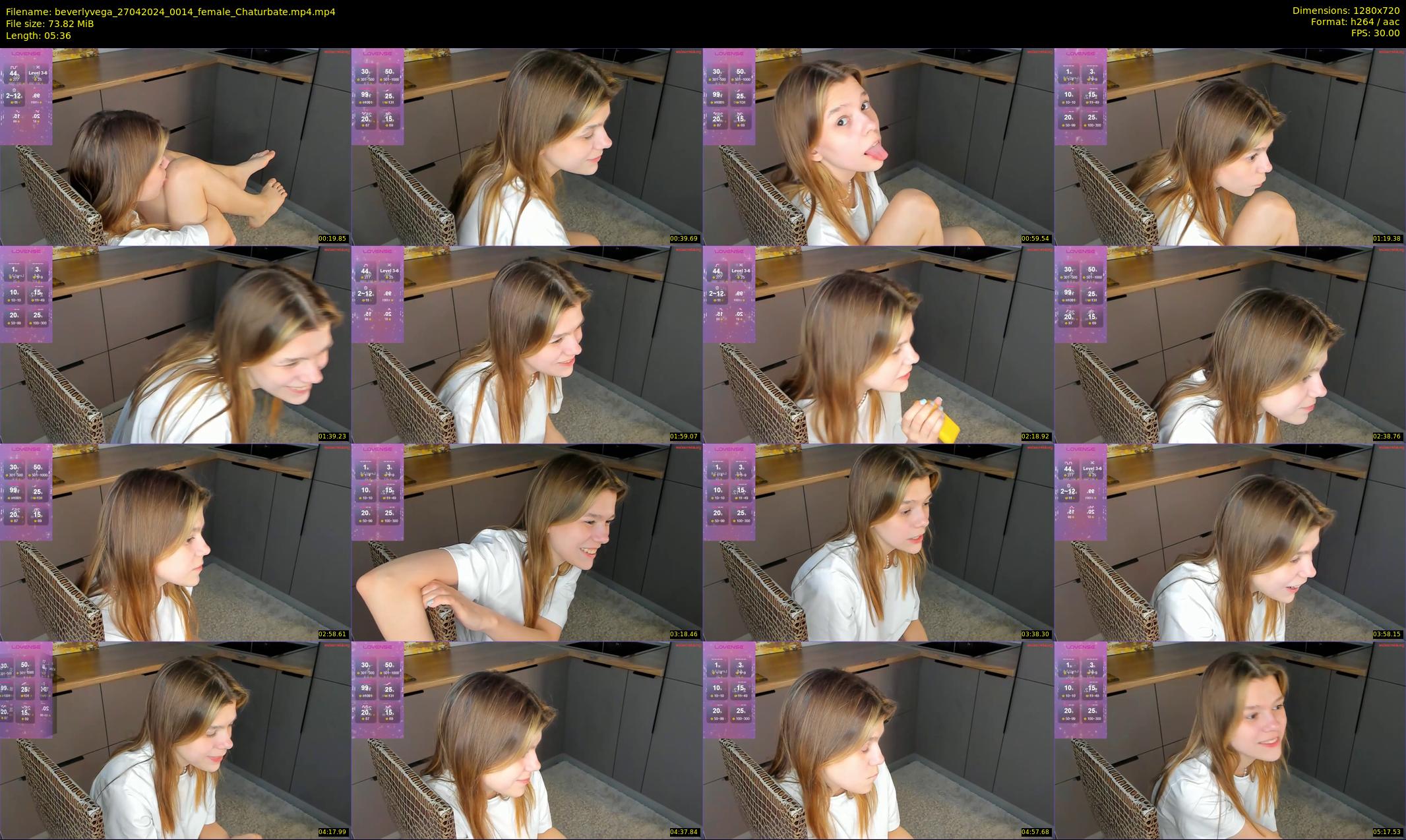 beverlyvega — 6 minute Chaturbate couple cam show recording, 720p, Apr 27, 2024