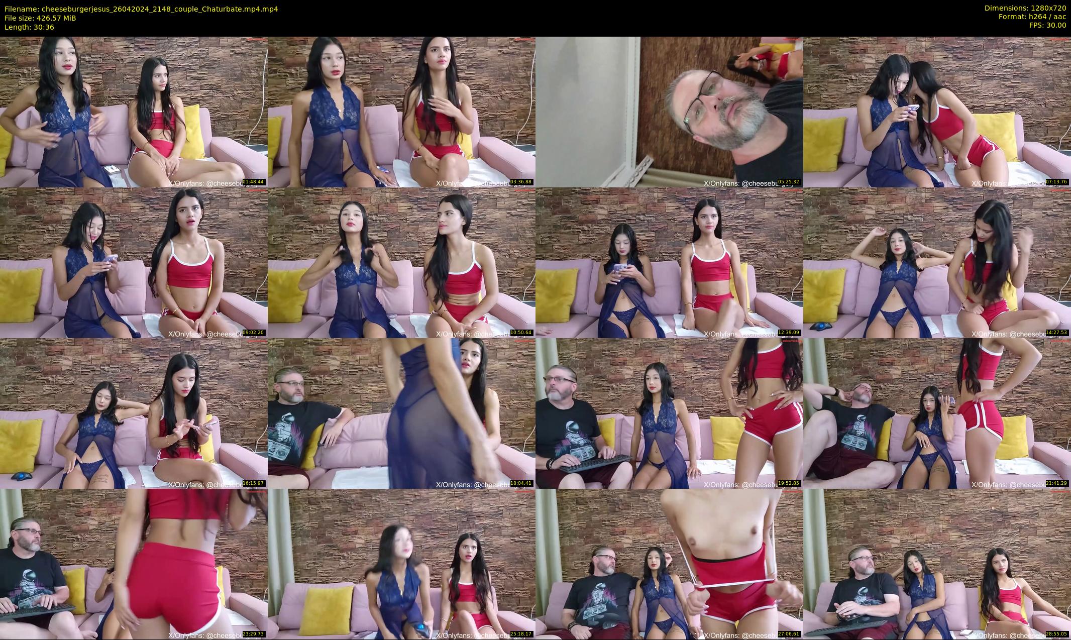 cheeseburgerjesus — 31 minute Chaturbate couple cam show recording, 720p, Apr 26, 2024