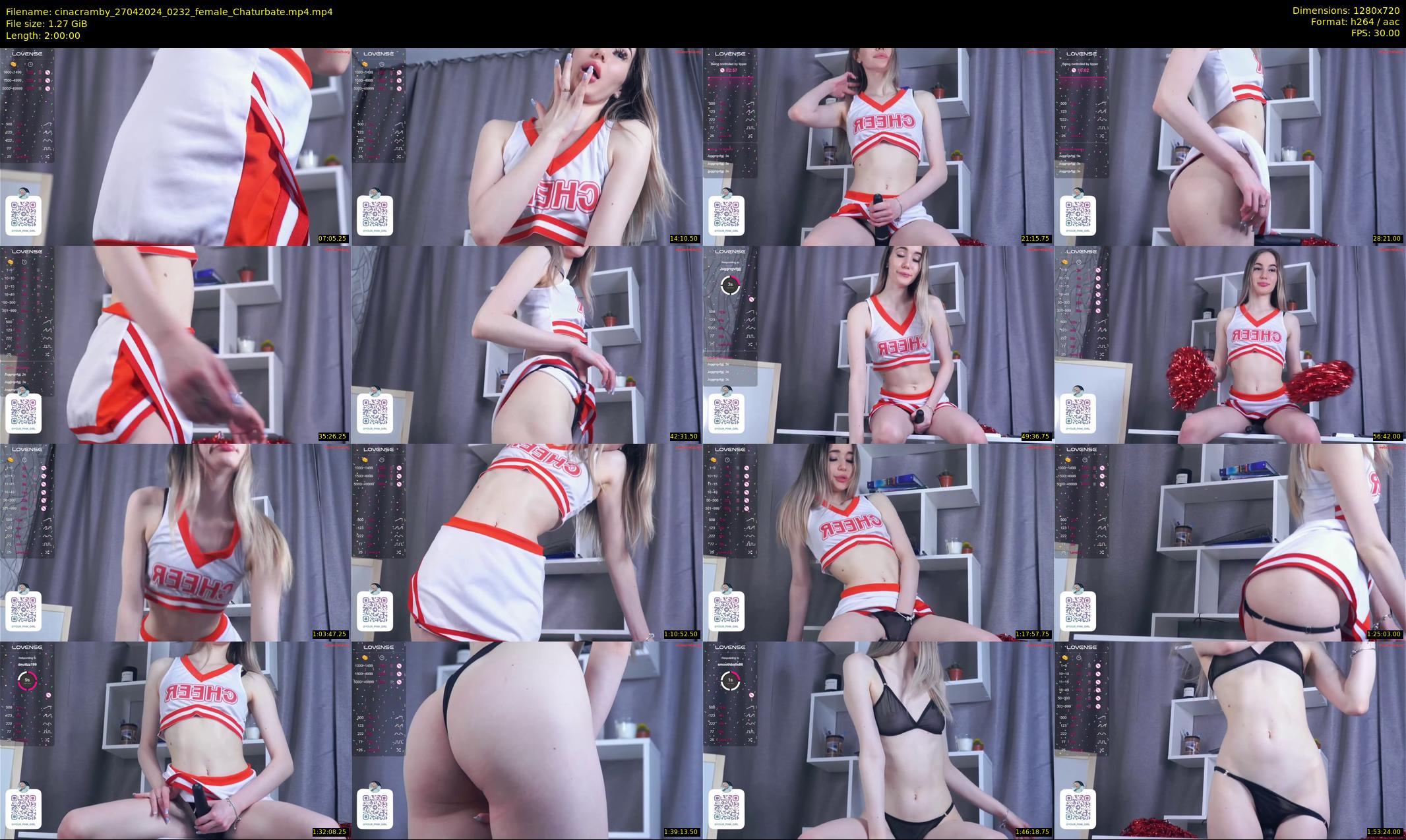 cinacramby — 120 minute Chaturbate female cam show recording, 720p, Apr 27, 2024