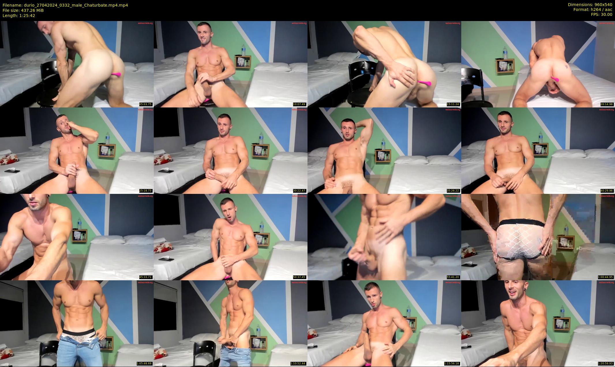 durio — 86 minute Chaturbate male cam show recording, 480p, Apr 27, 2024