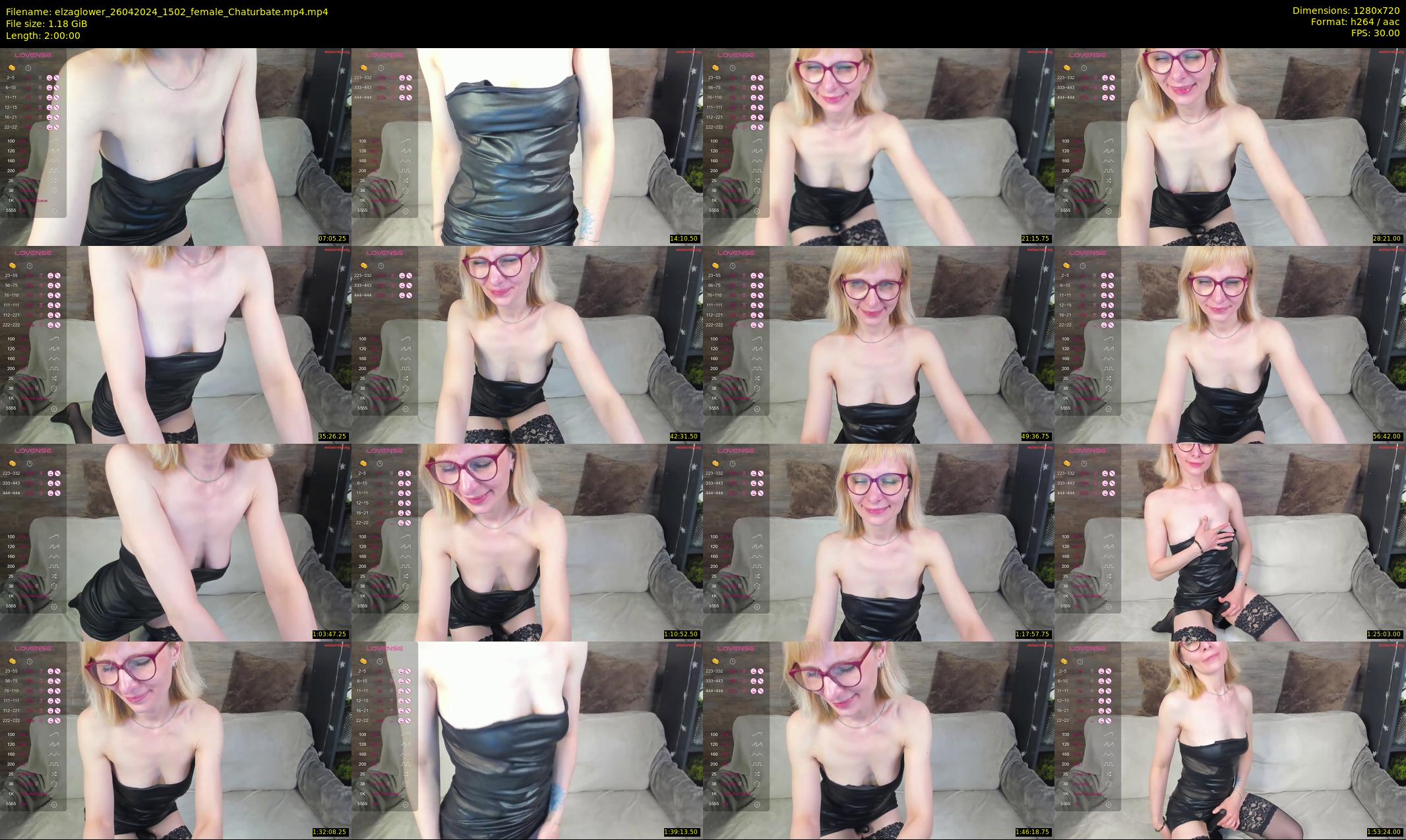 elzaglower — 120 minute Chaturbate female cam show recording, 720p, Apr 26, 2024