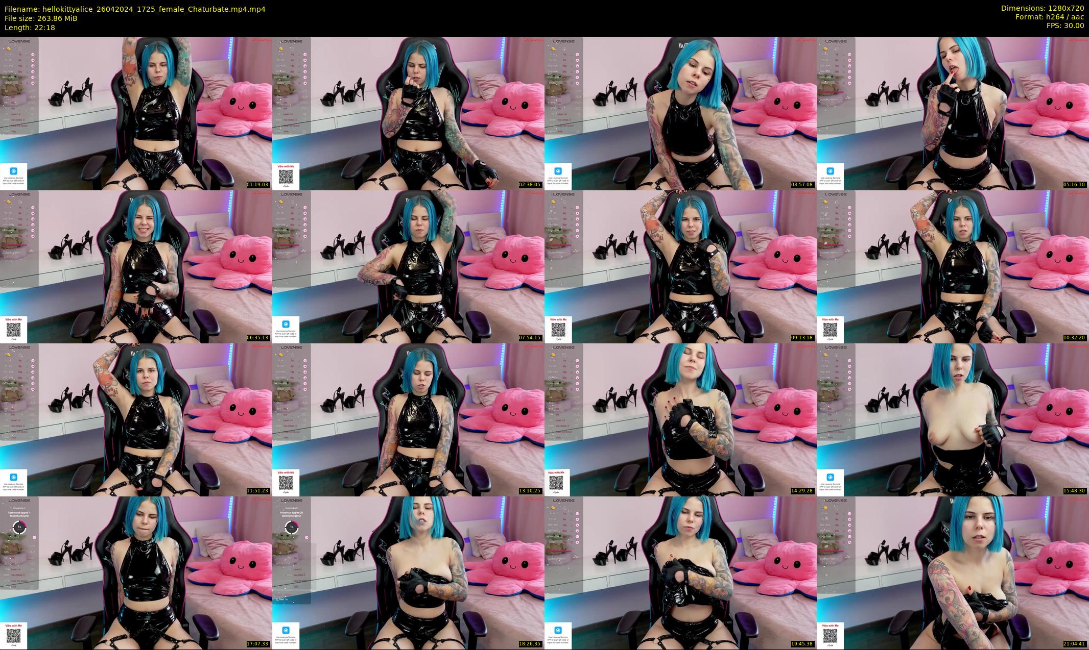 hellokittyalice — 23 minute Chaturbate female cam show recording, 720p, Apr 26, 2024