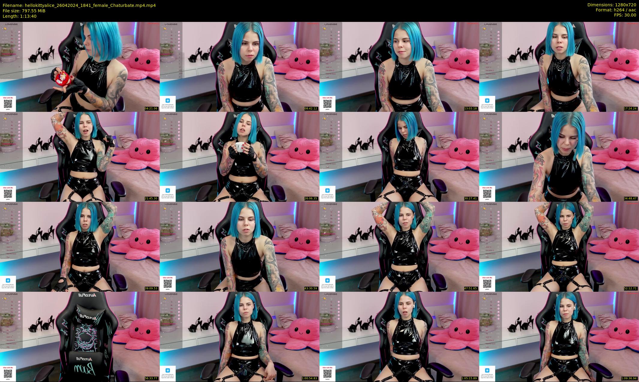 hellokittyalice — 74 minute Chaturbate female cam show recording, 720p, Apr 26, 2024