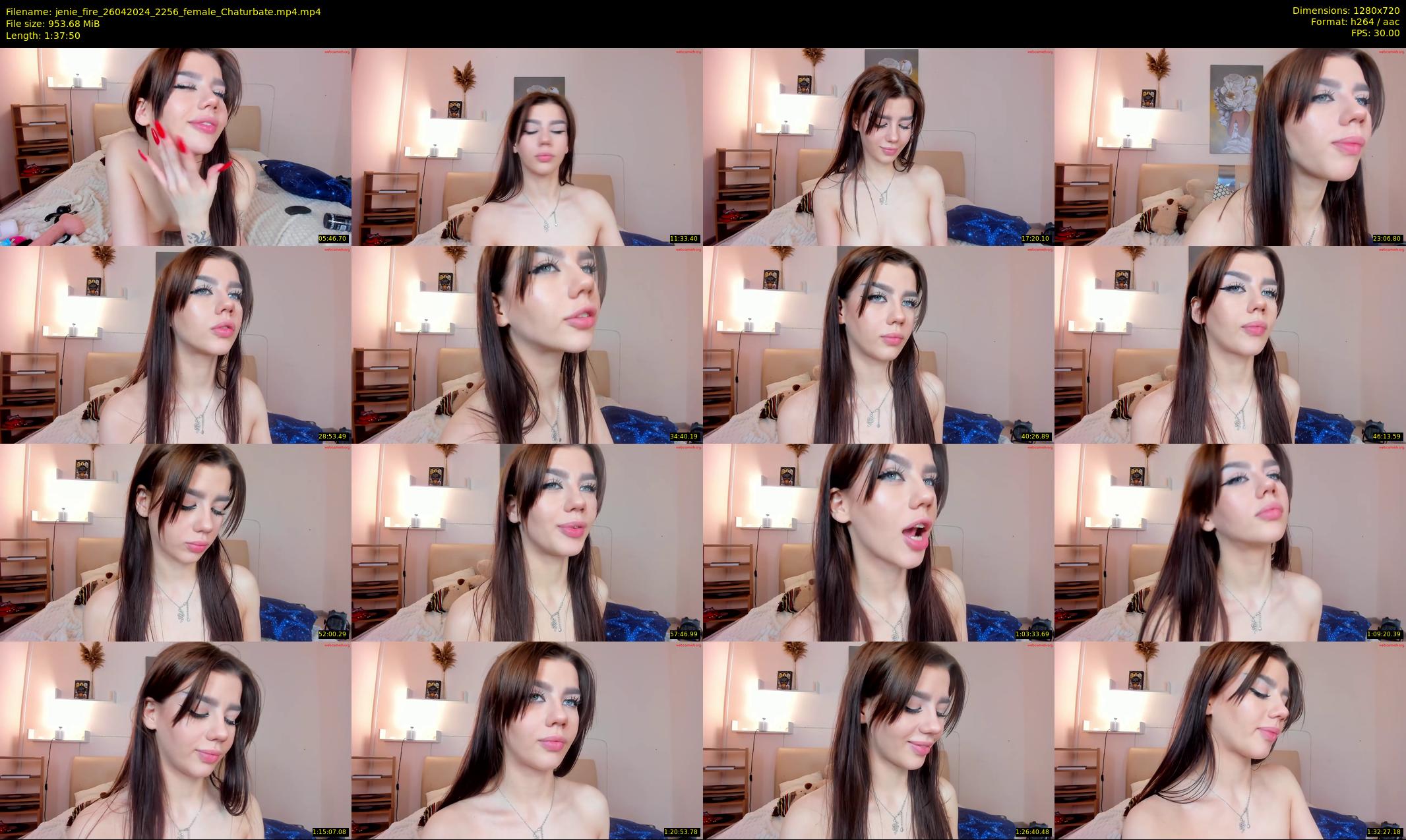 jenie_fire — 98 minute Chaturbate female cam show recording, 720p, Apr 26, 2024