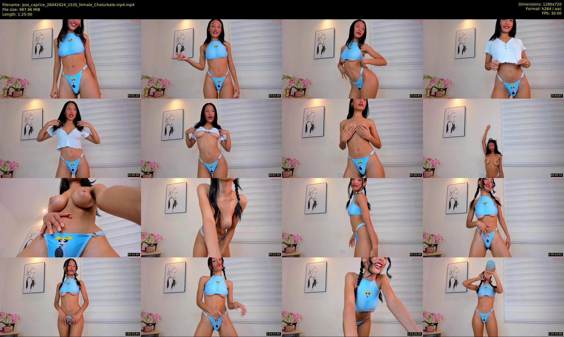 joss_caprice — 85 minute Chaturbate female cam show recording, 720p, Apr 26, 2024