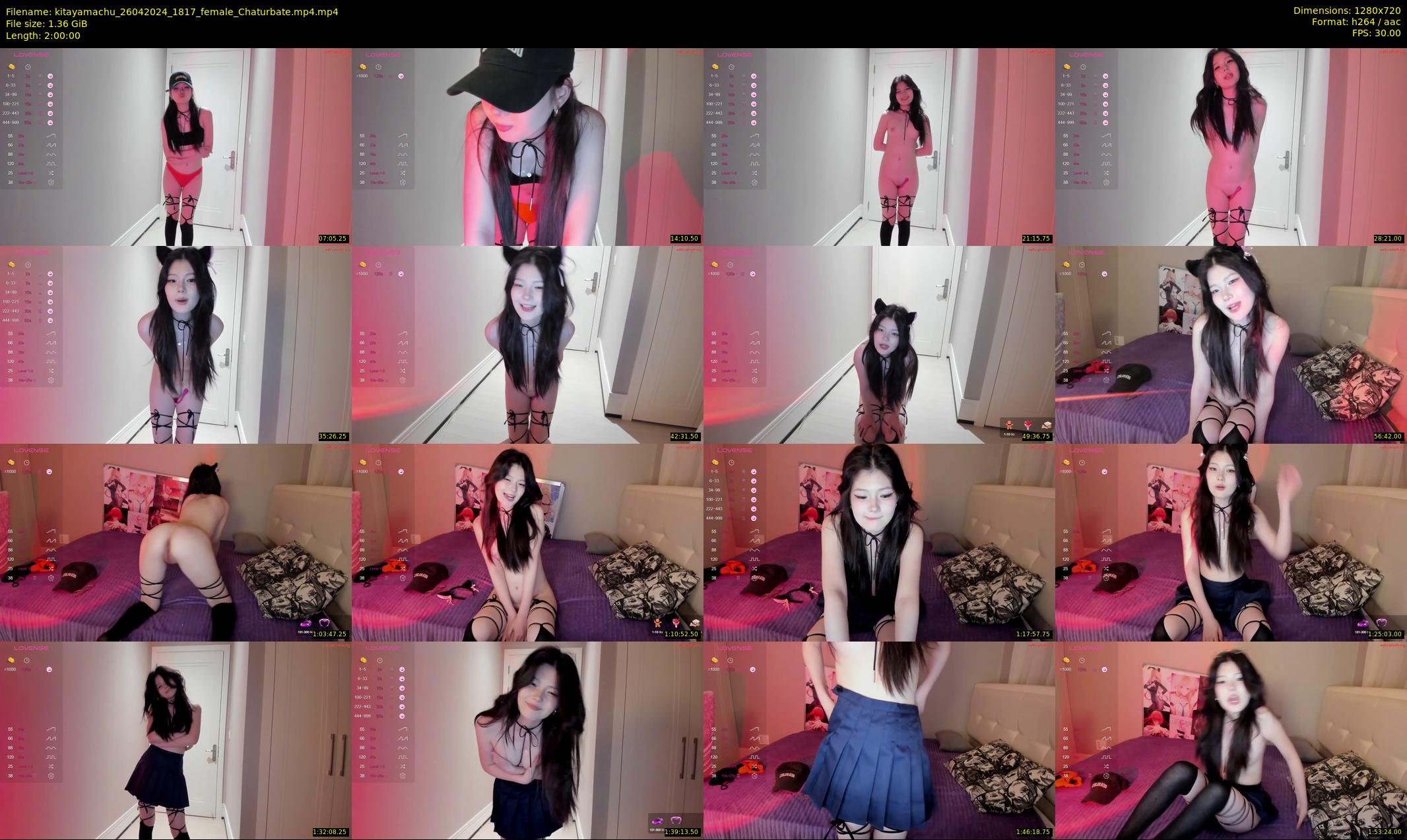 kitayamachu — 120 minute Chaturbate female cam show recording, 720p, Apr 26, 2024