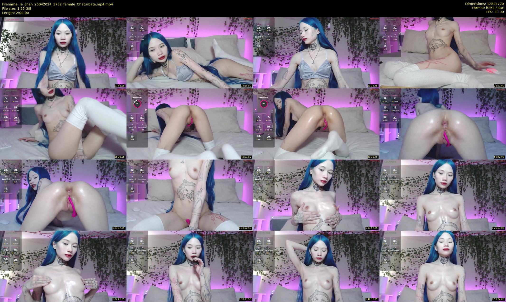 le_chan — 120 minute Chaturbate female cam show recording, 720p, Apr 26, 2024