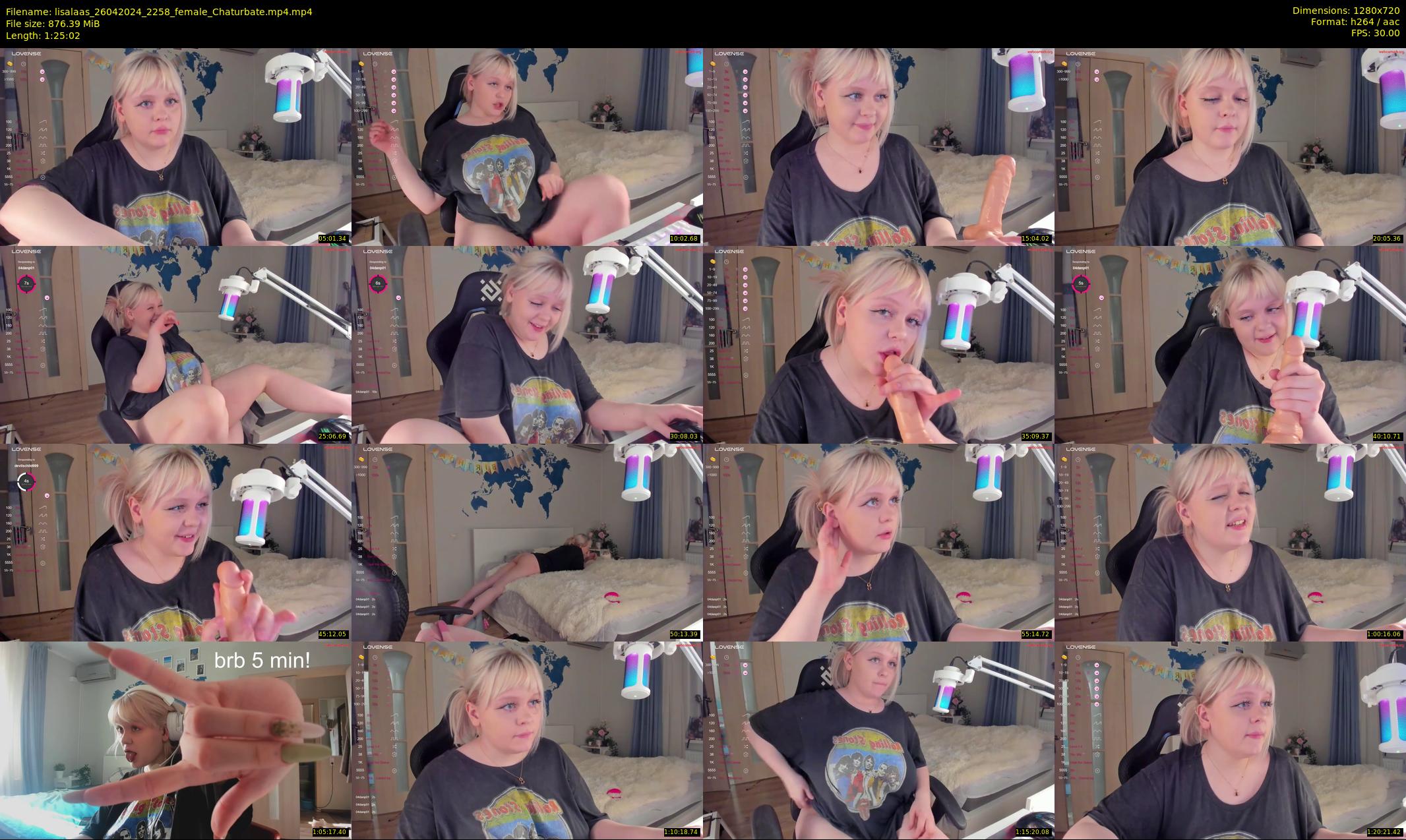 lisalaas — 86 minute Chaturbate female cam show recording, 720p, Apr 26, 2024