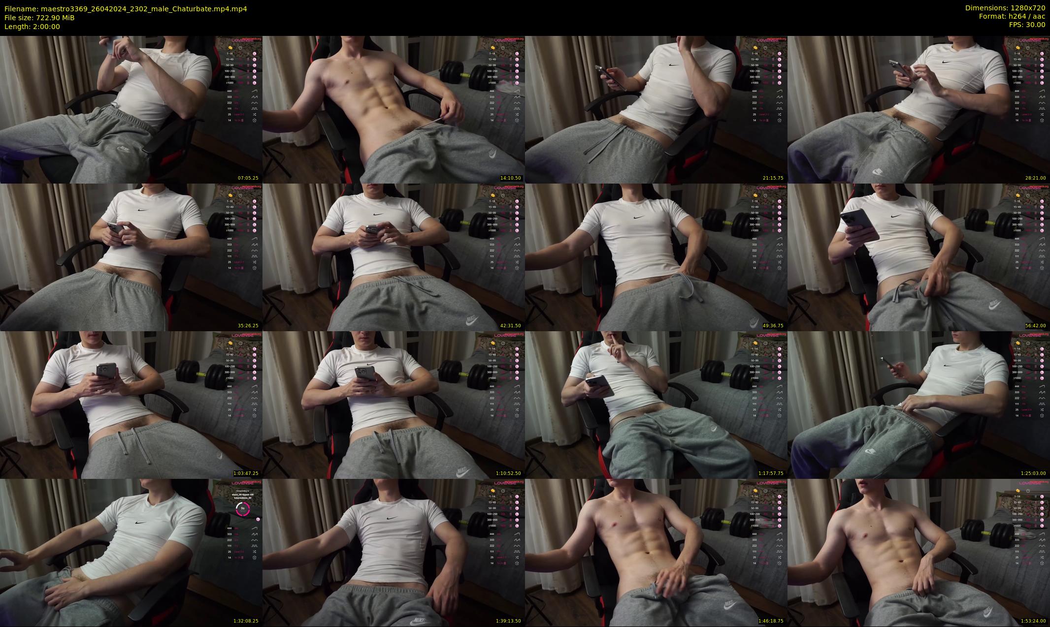 maestro3369 — 120 minute Chaturbate male cam show recording, 720p, Apr 26, 2024