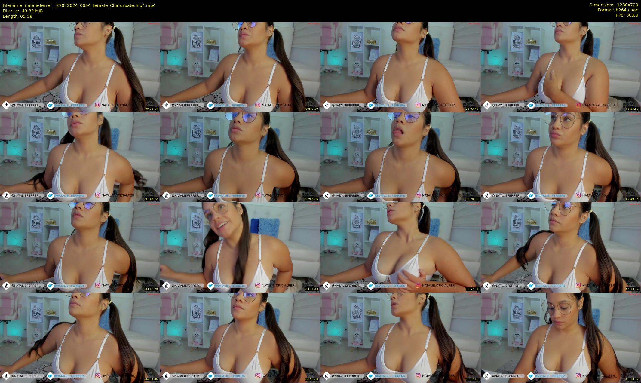 natalieferrer_ — 6 minute Chaturbate female cam show recording, 720p, Apr 27, 2024