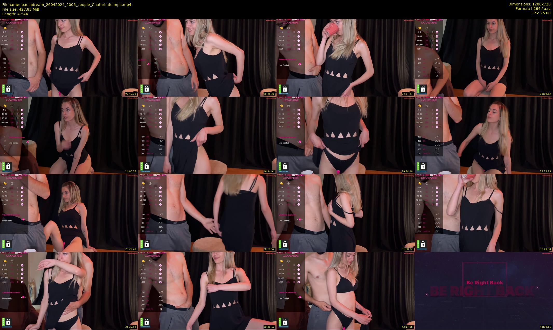 pauladream — 48 minute Chaturbate couple cam show recording, 720p, Apr 26, 2024