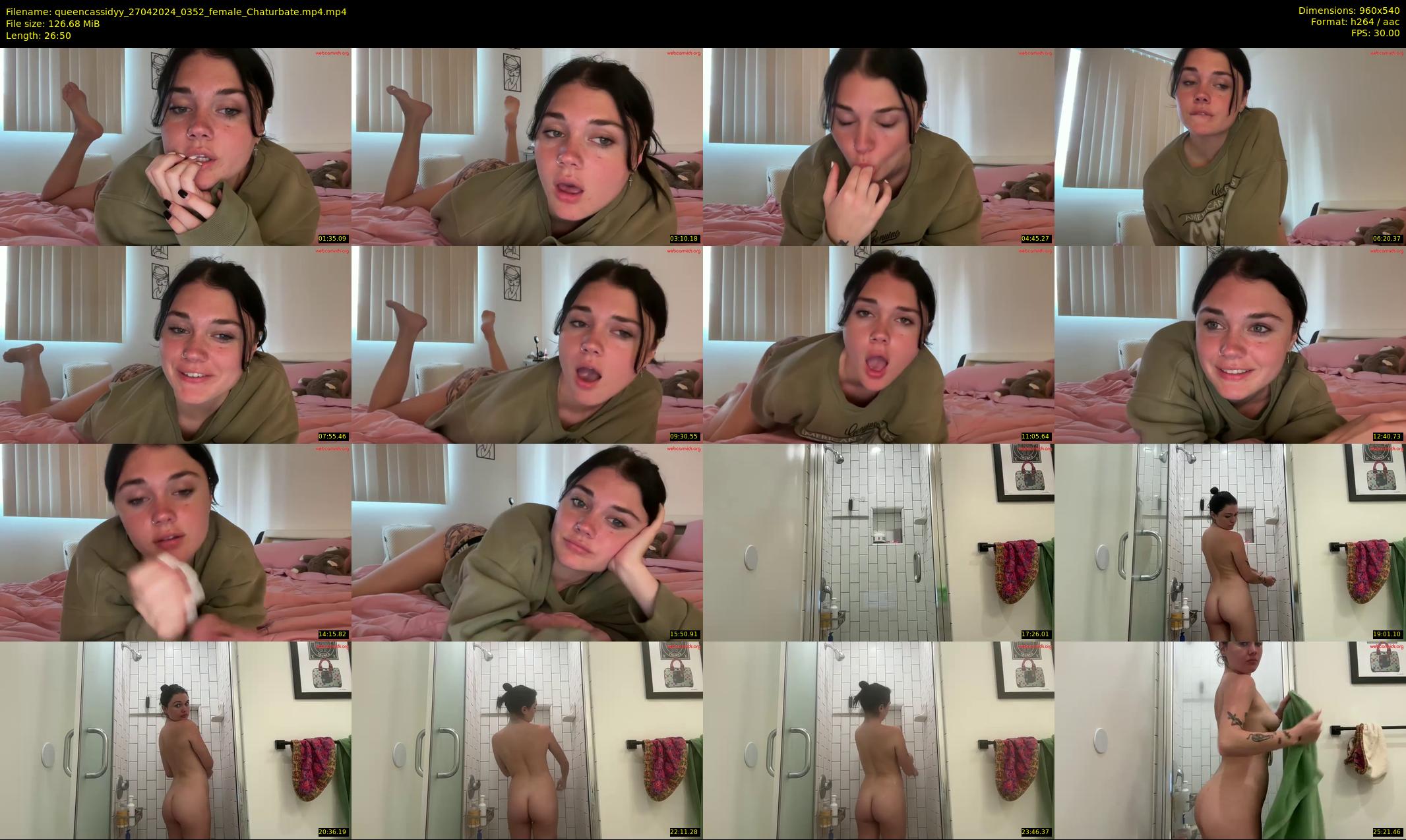 queencassidyy — 27 minute Chaturbate female cam show recording, 480p, Apr 27, 2024