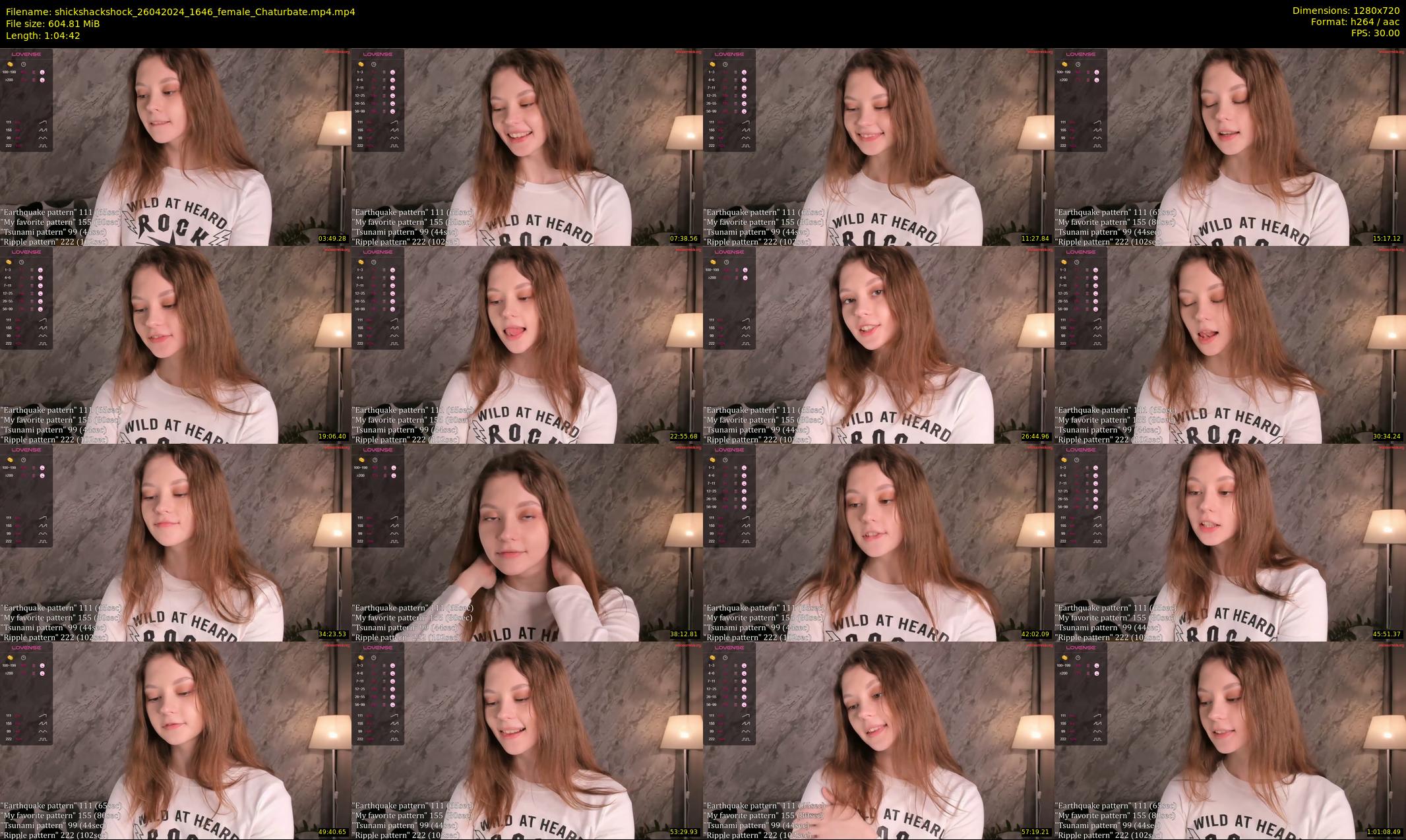shickshackshock — 65 minute Chaturbate female cam show recording, 720p, Apr 26, 2024