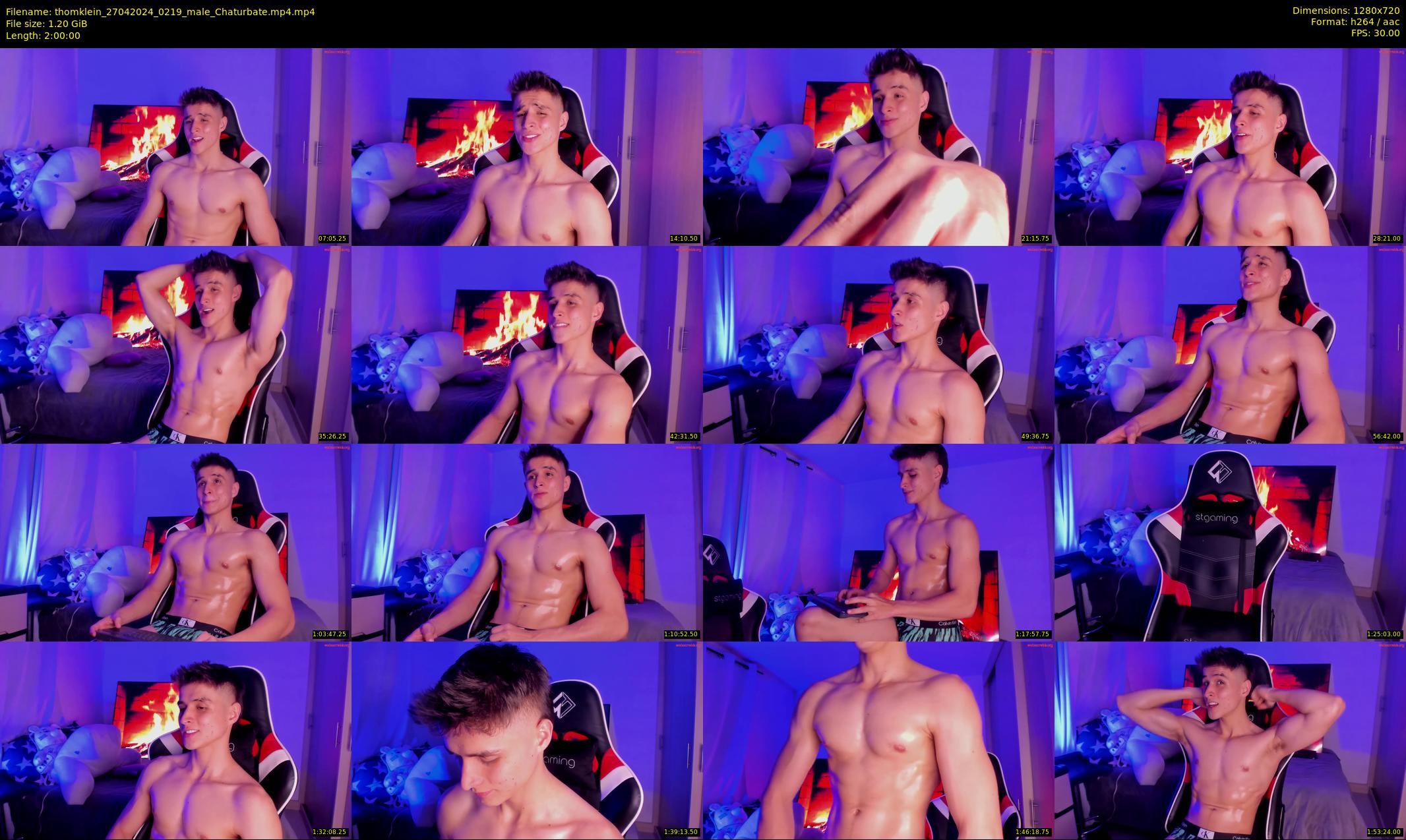 thomklein — 120 minute Chaturbate male cam show recording, 720p, Apr 27, 2024