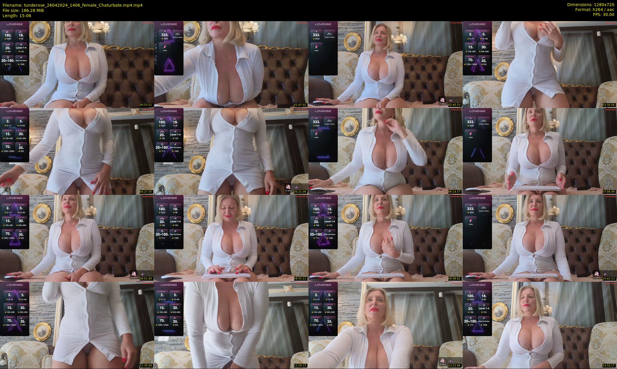 tunderose — 16 minute Chaturbate female cam show recording, 720p, Apr 26, 2024