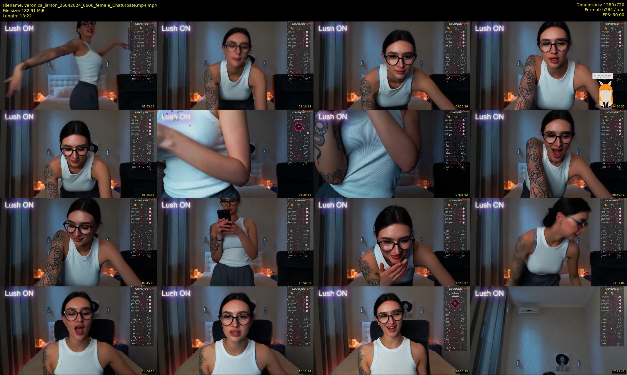 veronica_larson — 19 minute Chaturbate female cam show recording, 720p, Apr 26, 2024
