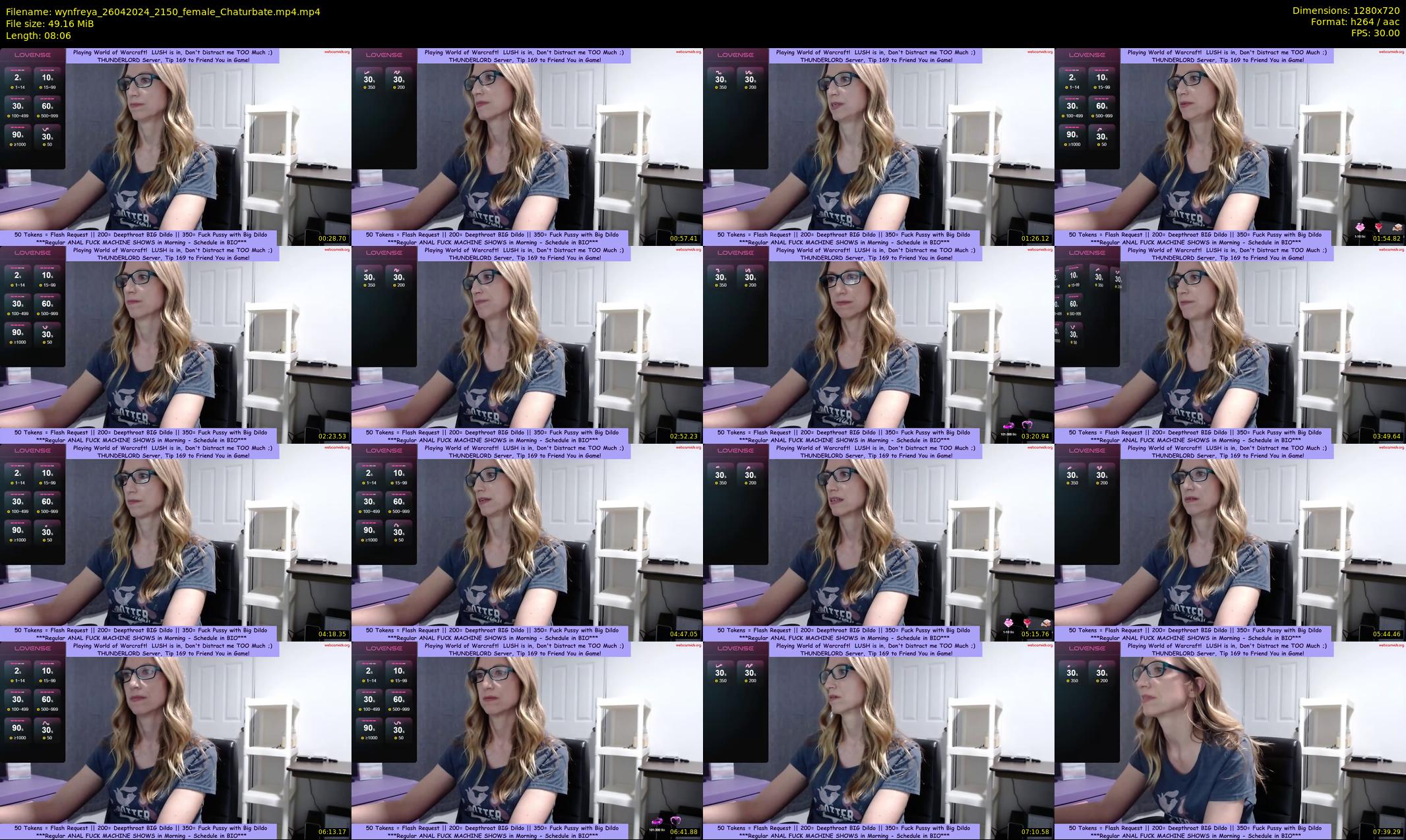 wynfreya — 9 minute Chaturbate female cam show recording, 720p, Apr 26, 2024