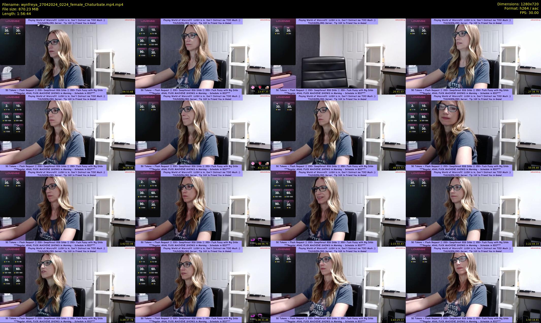 wynfreya — 117 minute Chaturbate female cam show recording, 720p, Apr 27, 2024