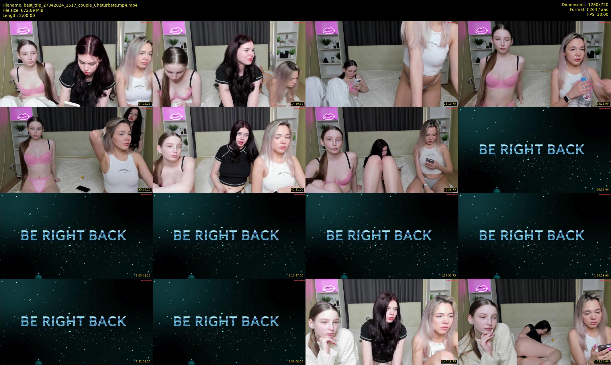 best_trip — 120 minute Chaturbate couple cam show recording, 720p, Apr 27, 2024