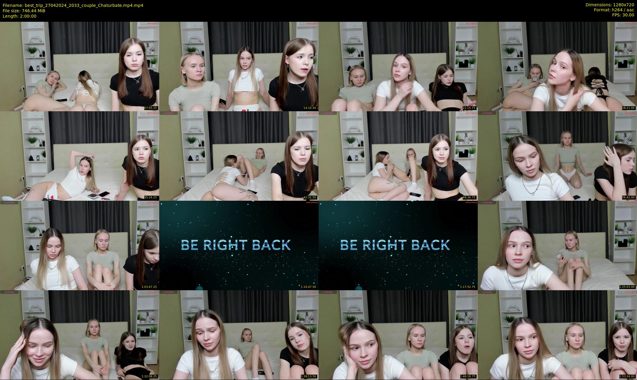 best_trip — 120 minute Chaturbate couple cam show recording, 720p, Apr 27, 2024