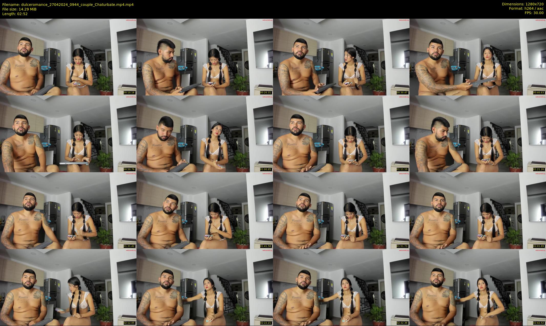 dulceromance — 3 minute Chaturbate couple cam show recording, 720p, Apr 27, 2024