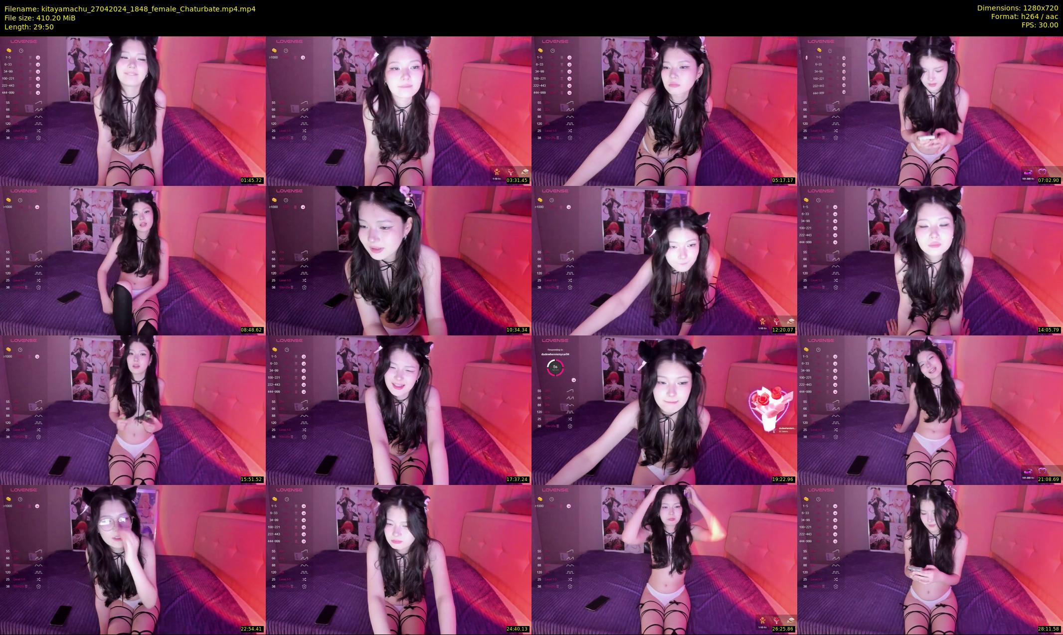 kitayamachu — 30 minute Chaturbate female cam show recording, 720p, Apr 27, 2024
