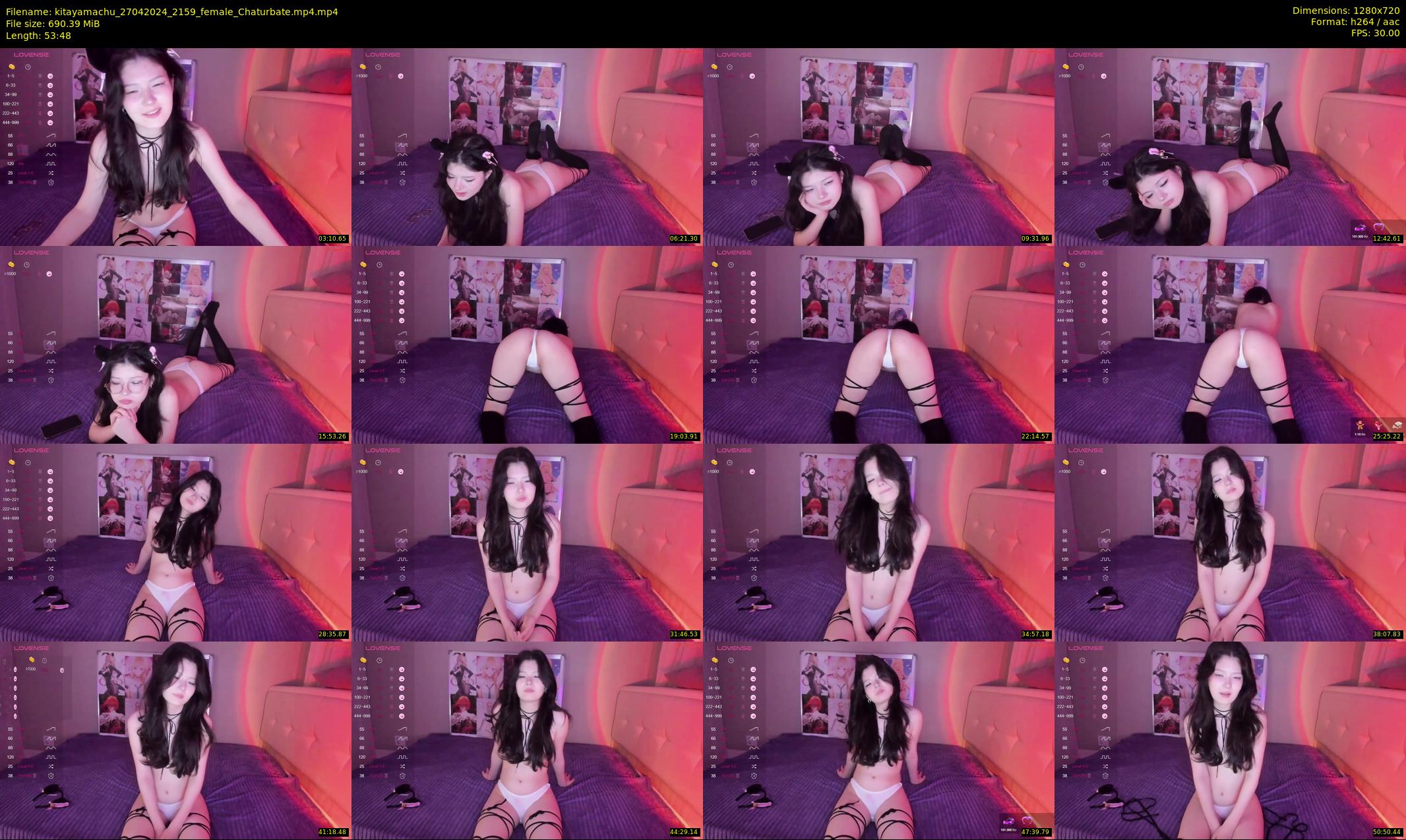 kitayamachu — 54 minute Chaturbate female cam show recording, 720p, Apr 27, 2024