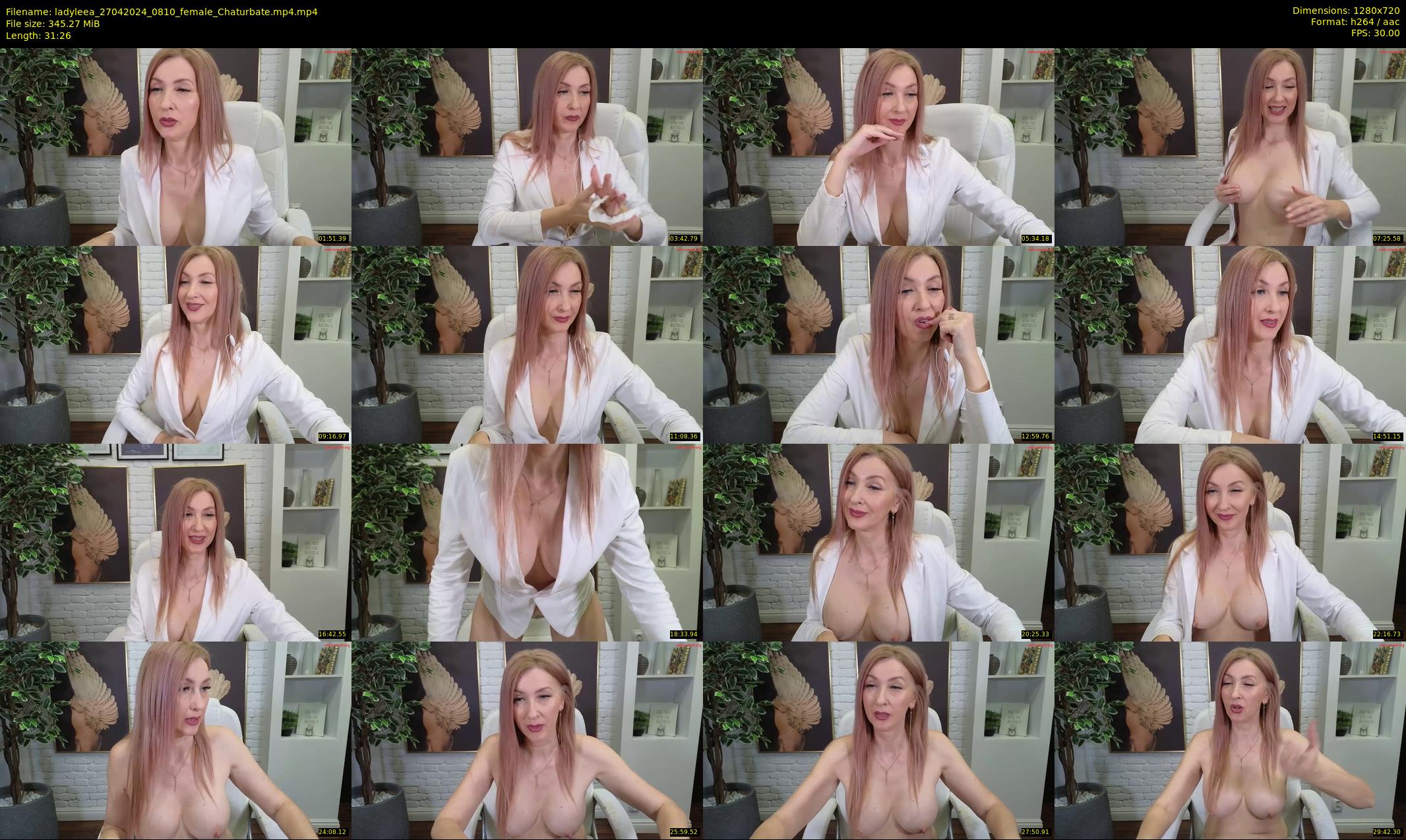 ladyleea — 32 minute Chaturbate female cam show recording, 720p, Apr 27, 2024