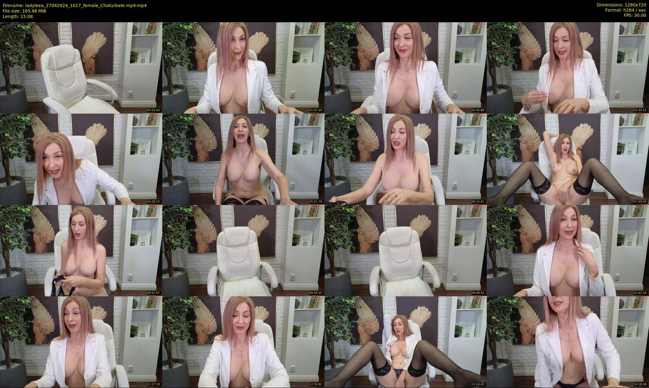 ladyleea — 16 minute Chaturbate female cam show recording, 720p, Apr 27, 2024
