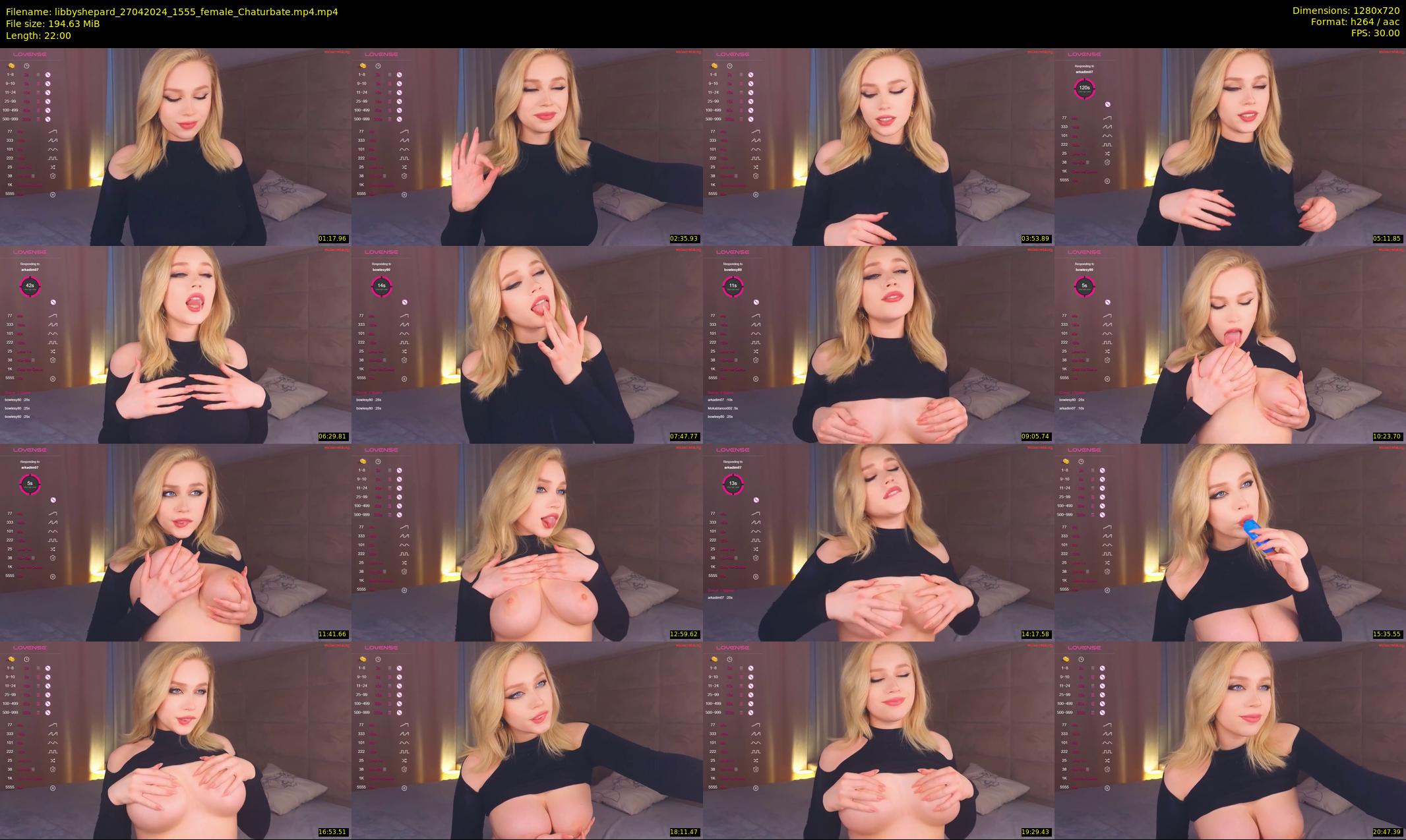 libbyshepard — 22 minute Chaturbate female cam show recording, 720p, Apr 27, 2024