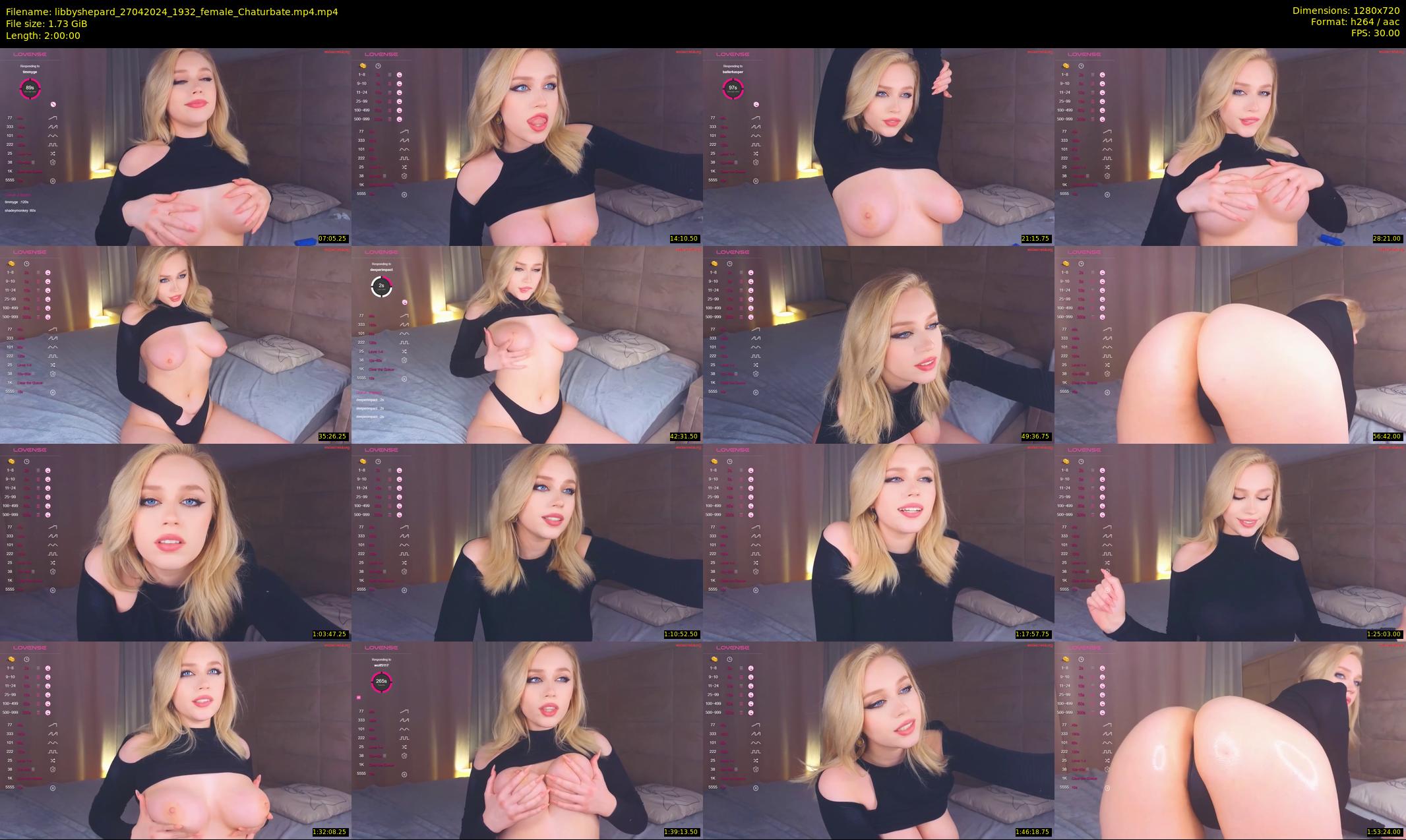 libbyshepard — 120 minute Chaturbate female cam show recording, 720p, Apr 27, 2024
