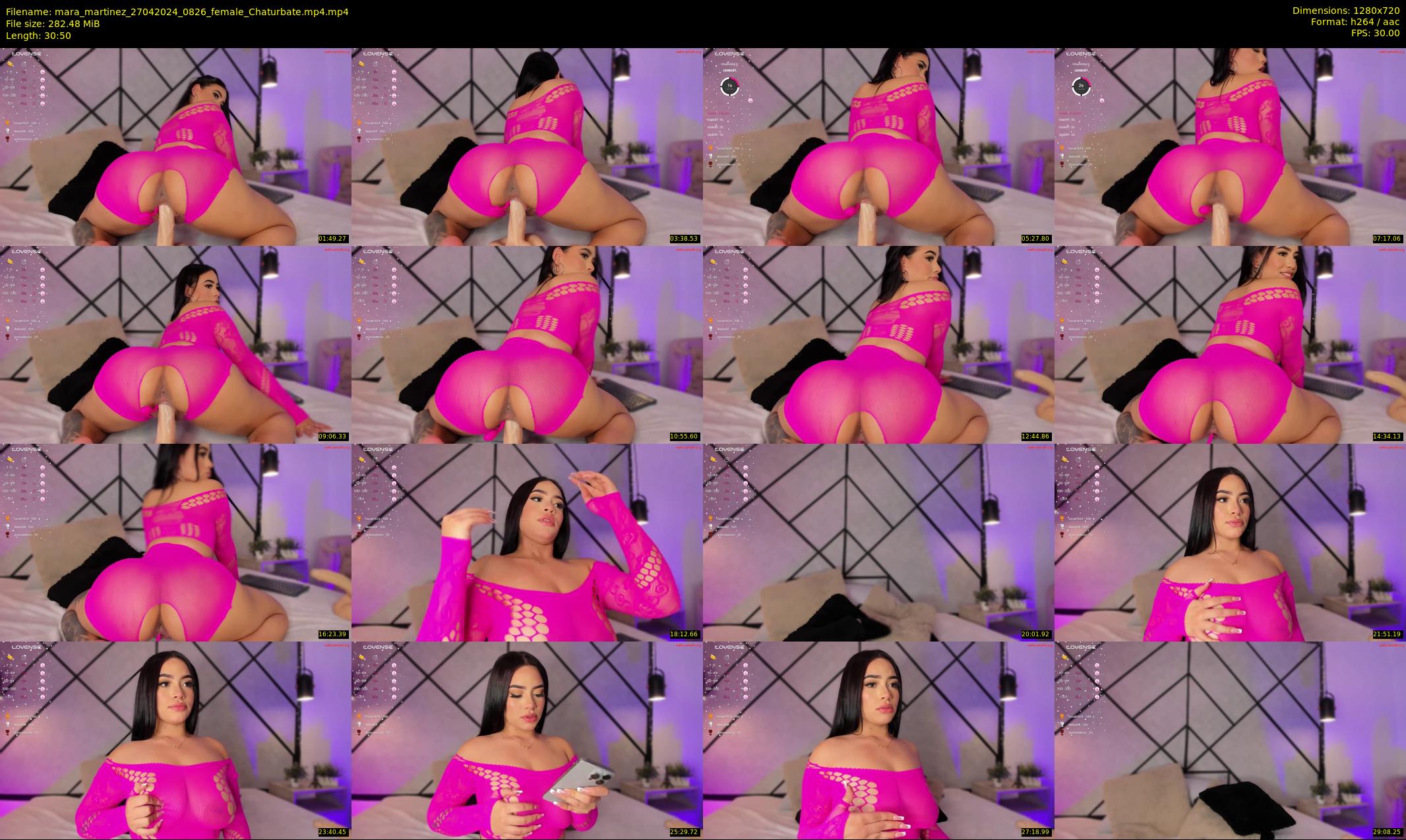 mara_martinez — 31 minute Chaturbate female cam show recording, 720p, Apr 27, 2024