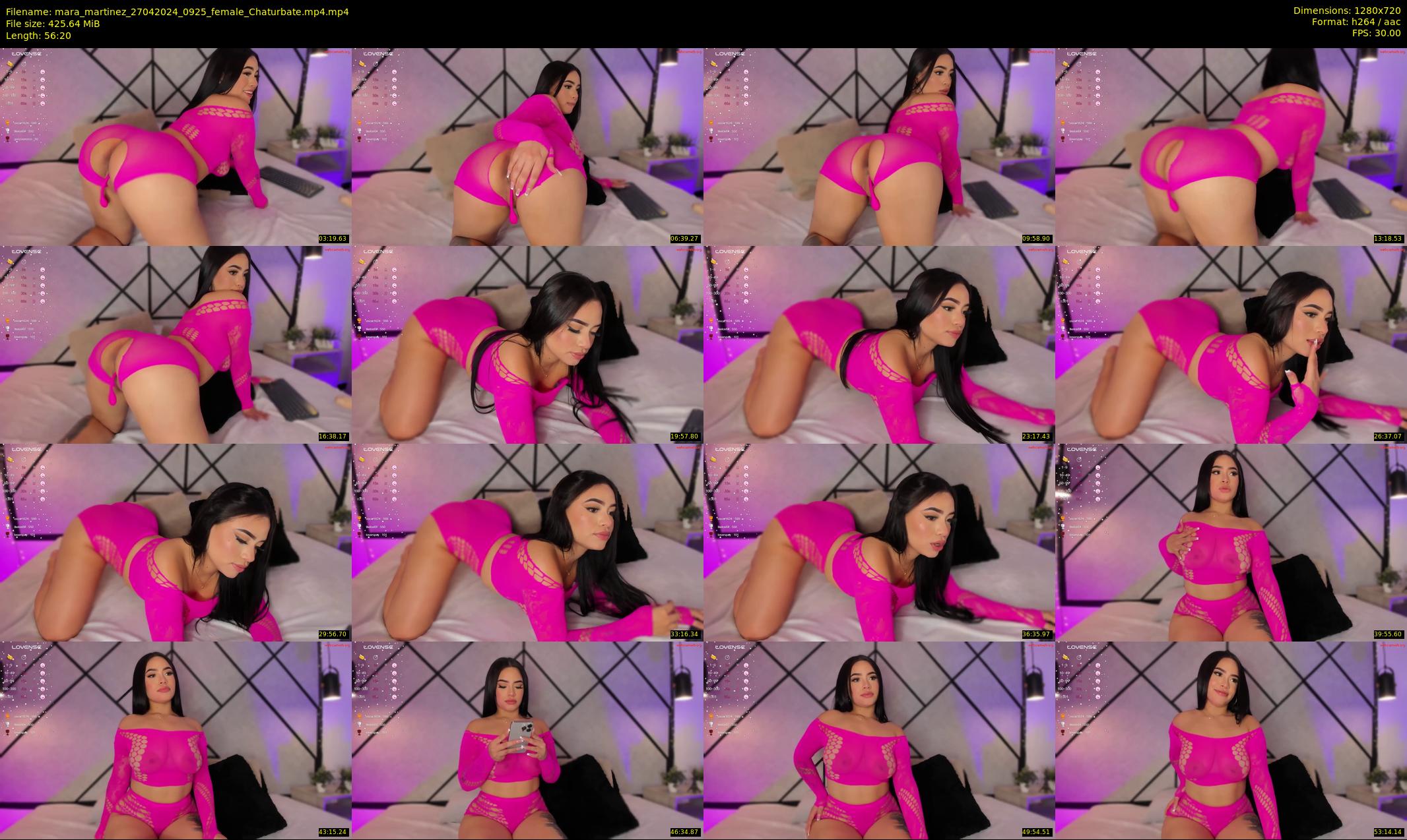 mara_martinez — 57 minute Chaturbate female cam show recording, 720p, Apr 27, 2024